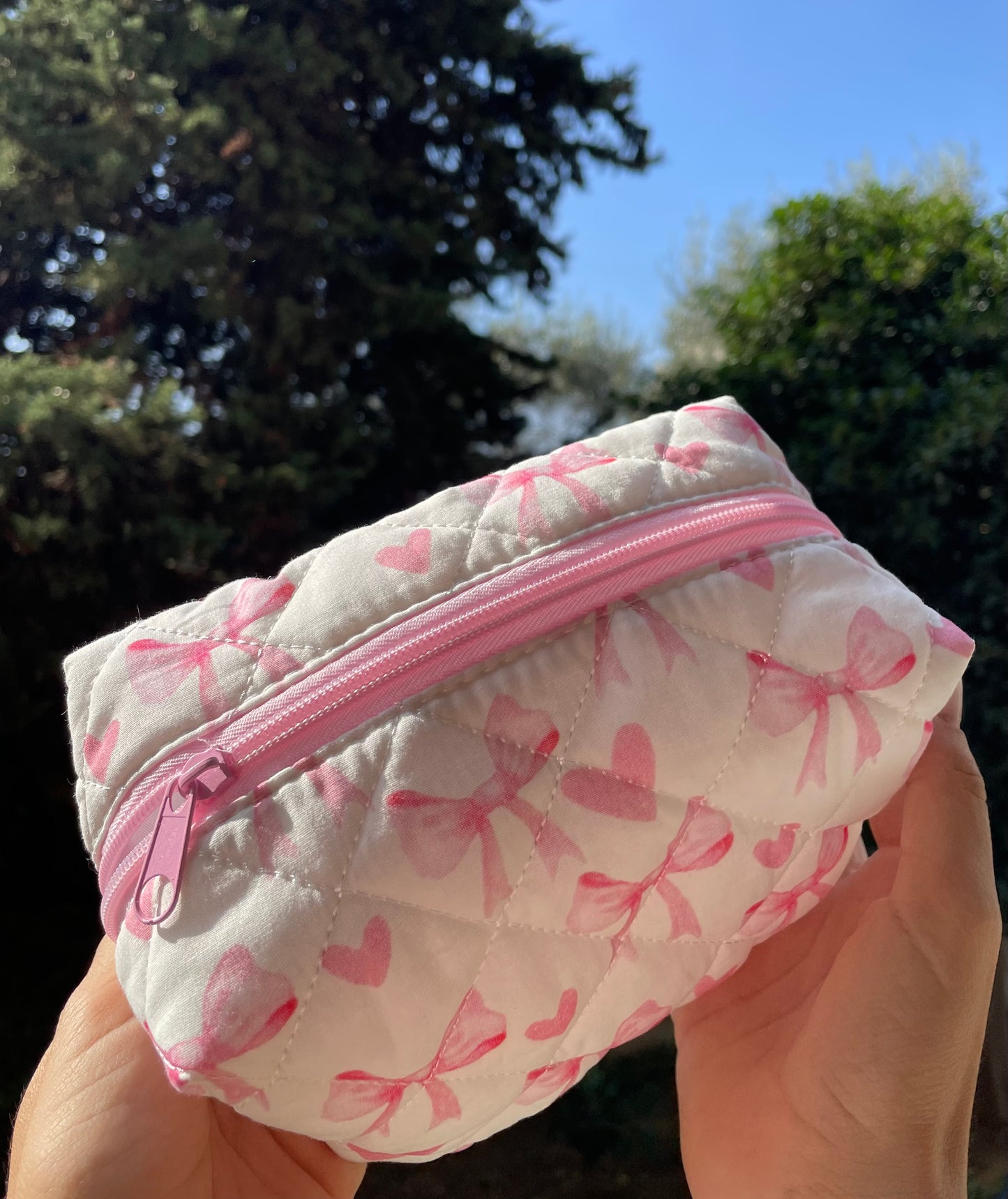 Beauty case fiocchi e cuori