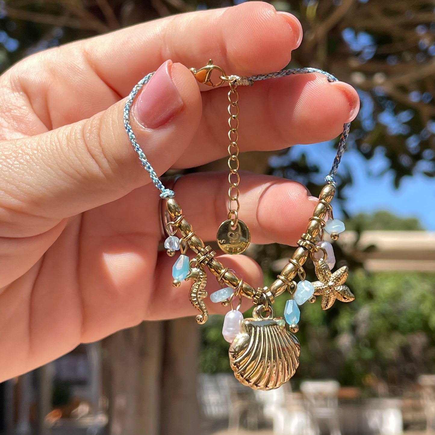Bracciale tesori del mare in 2 colori
