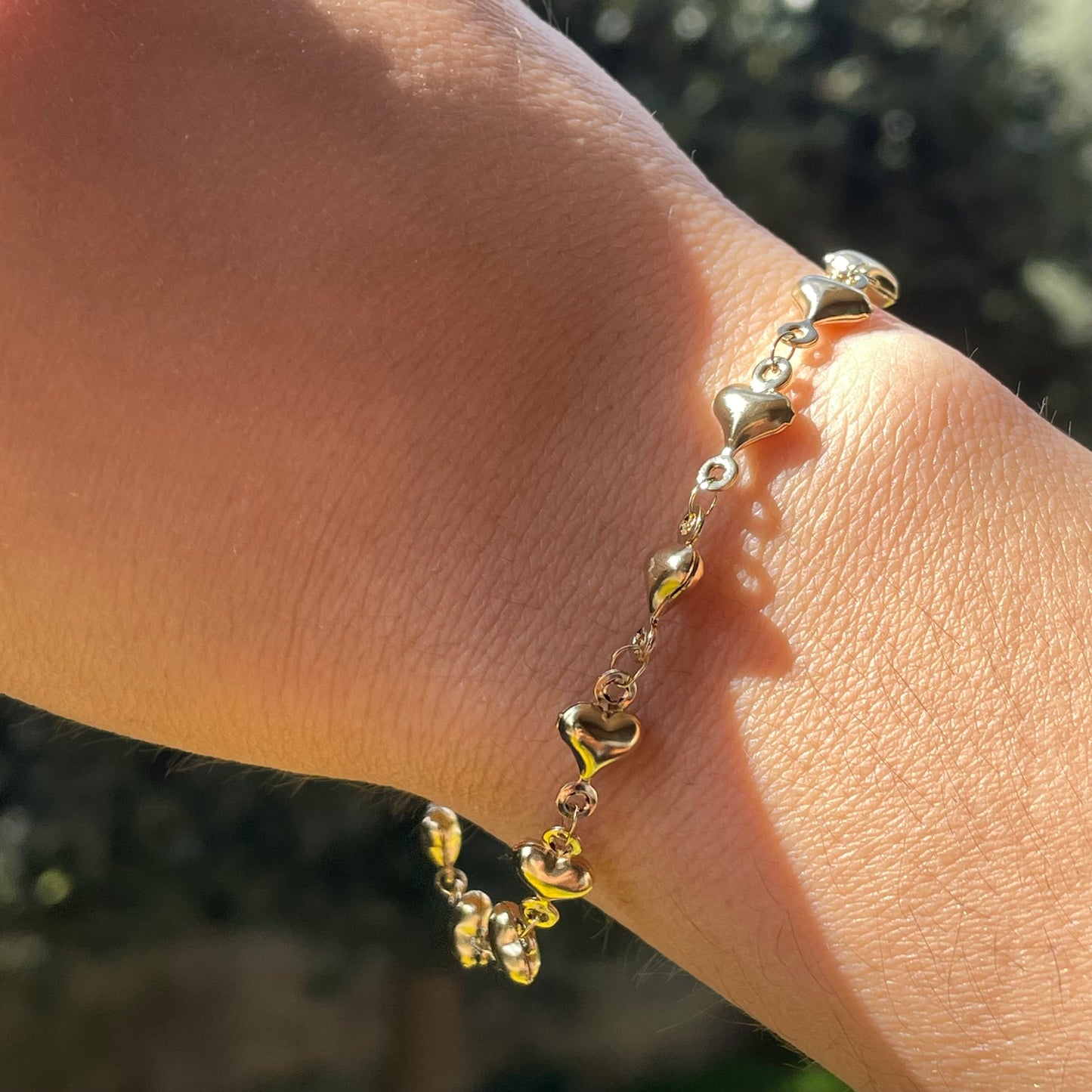 Bracciale cuori sonagli in 2 colori