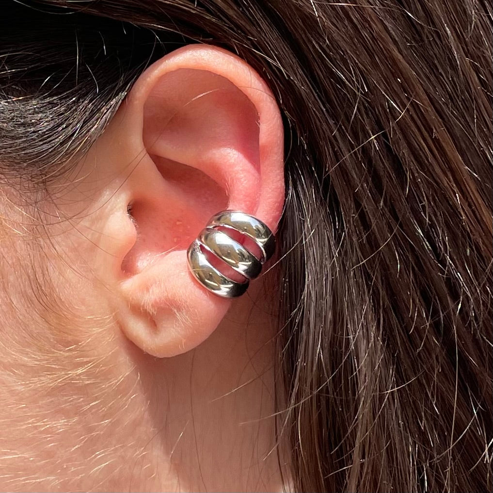 Ear cuff tris in 2 colori