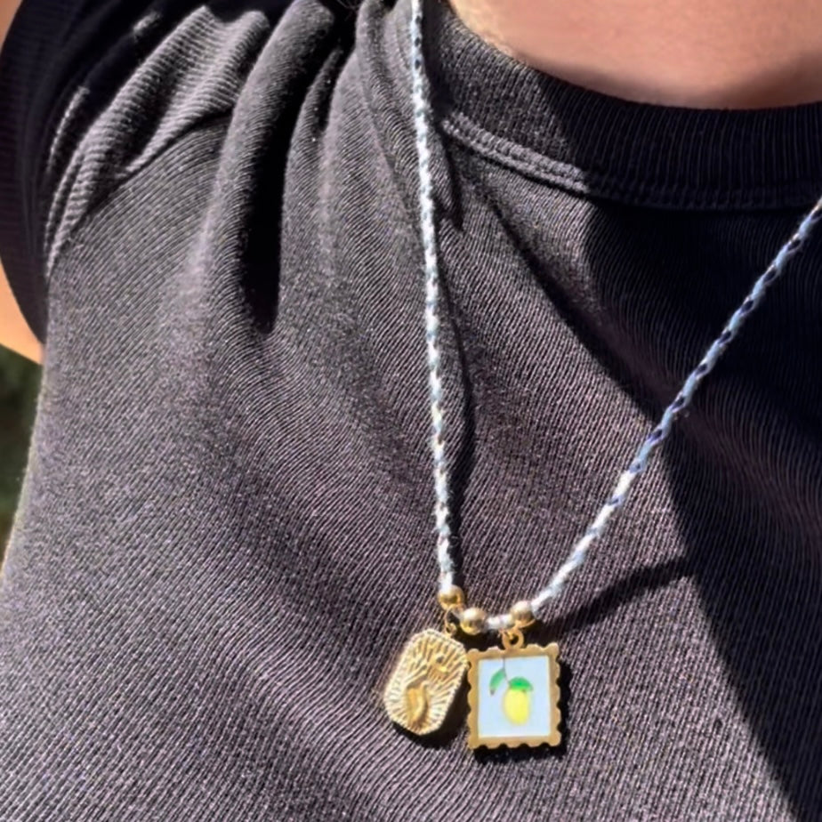 Charm quadretto con limone