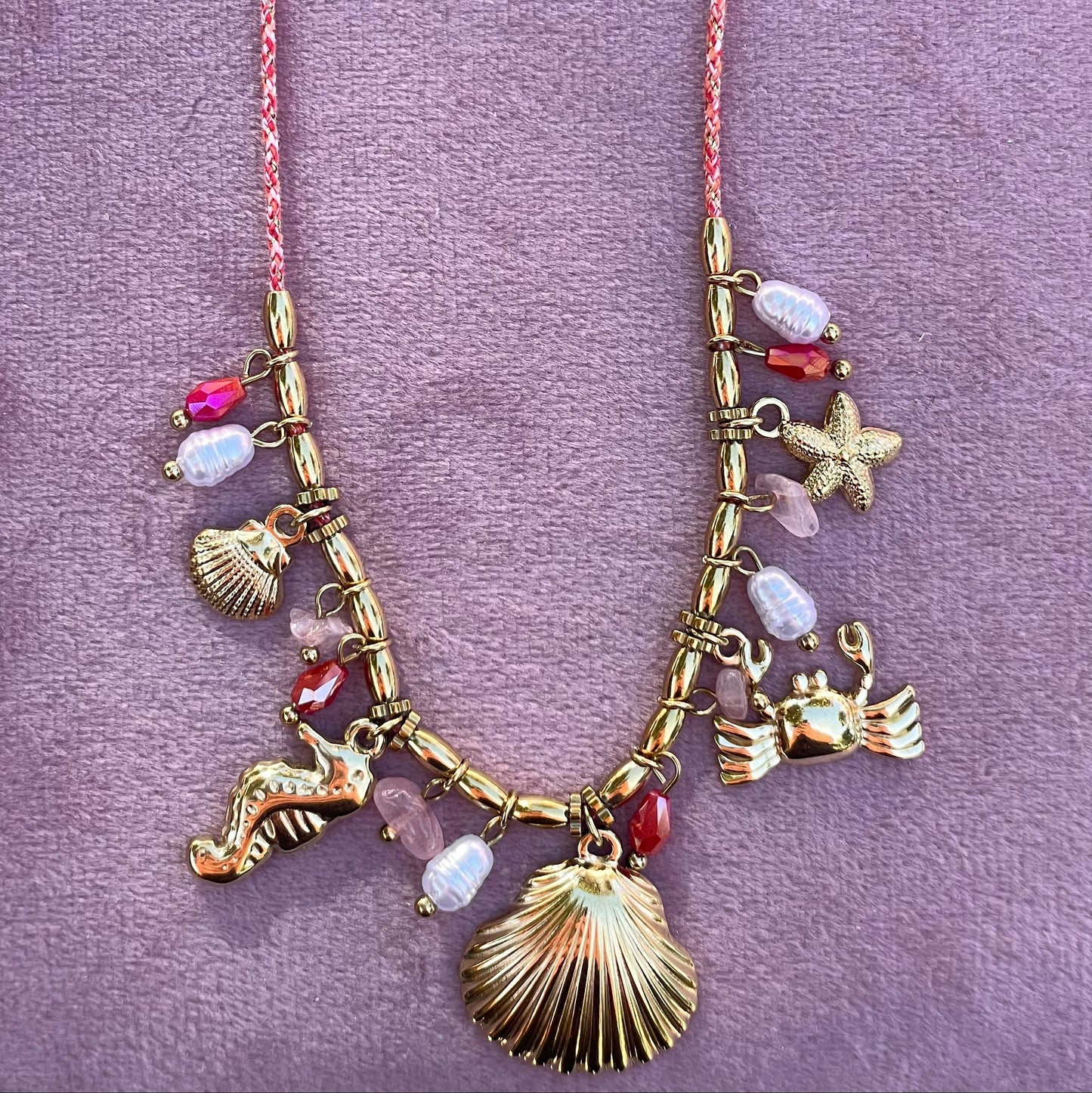 Collana tesori del mare in 4 colori