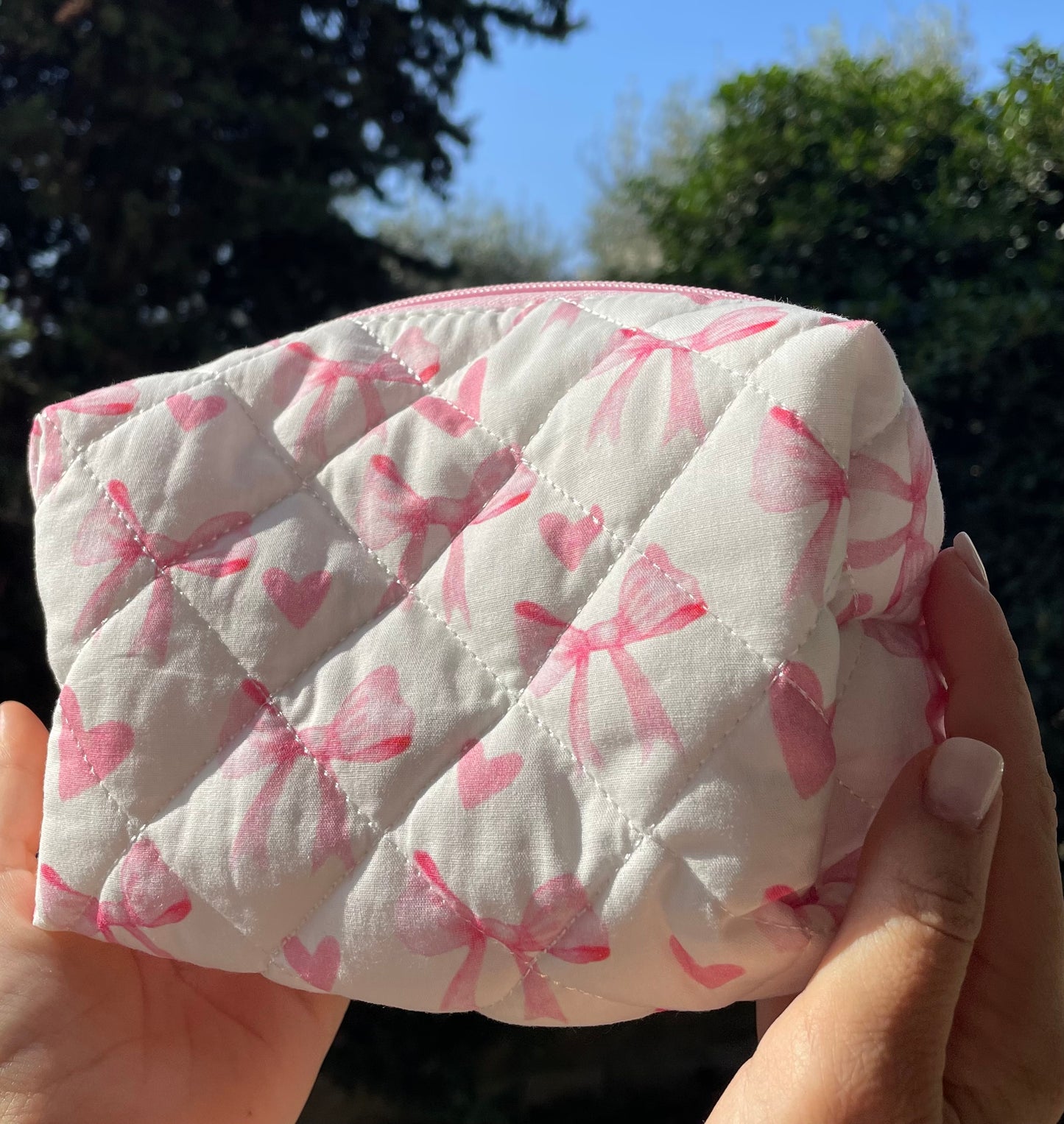 Beauty case fiocchi e cuori