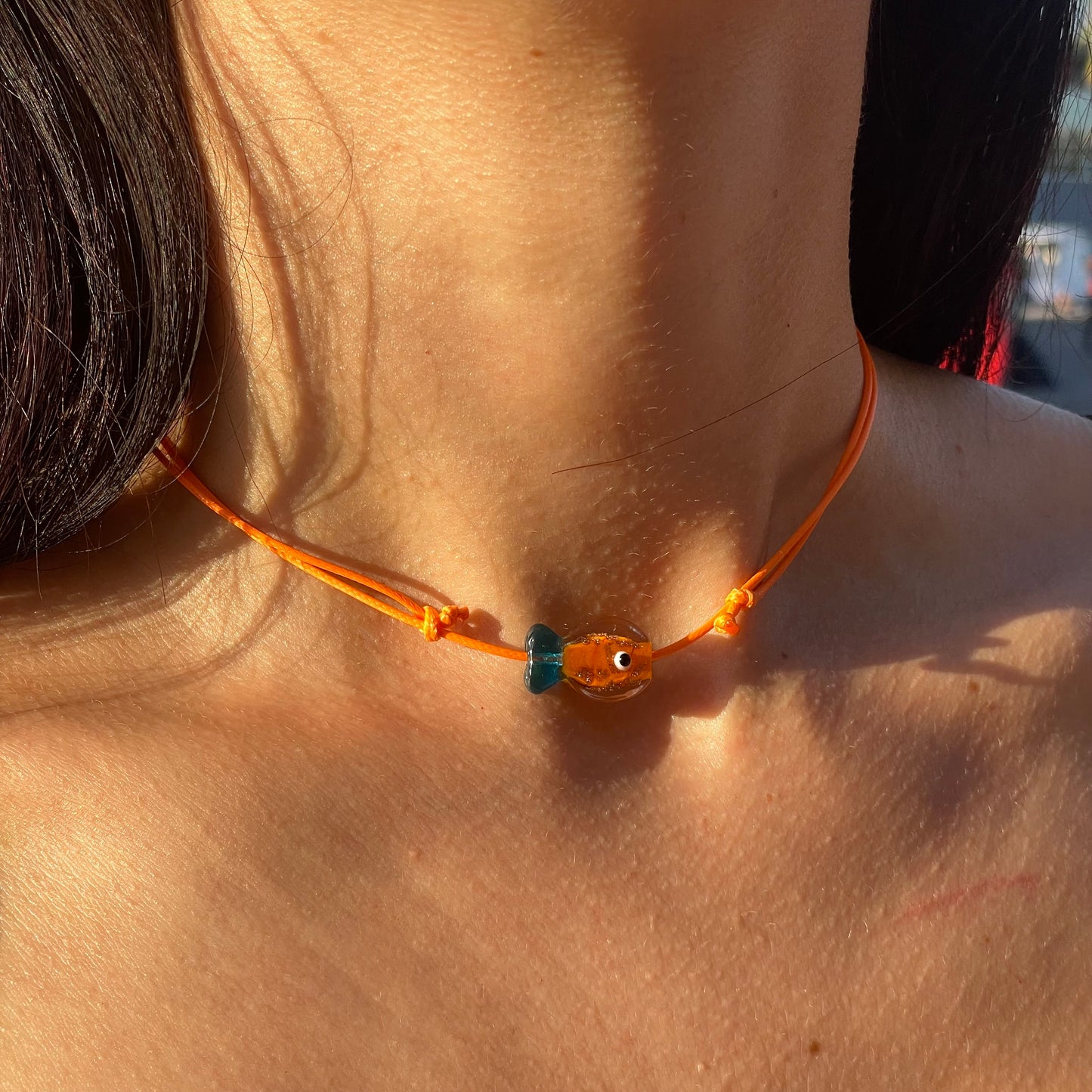 Collana pesciolino in 5 colori