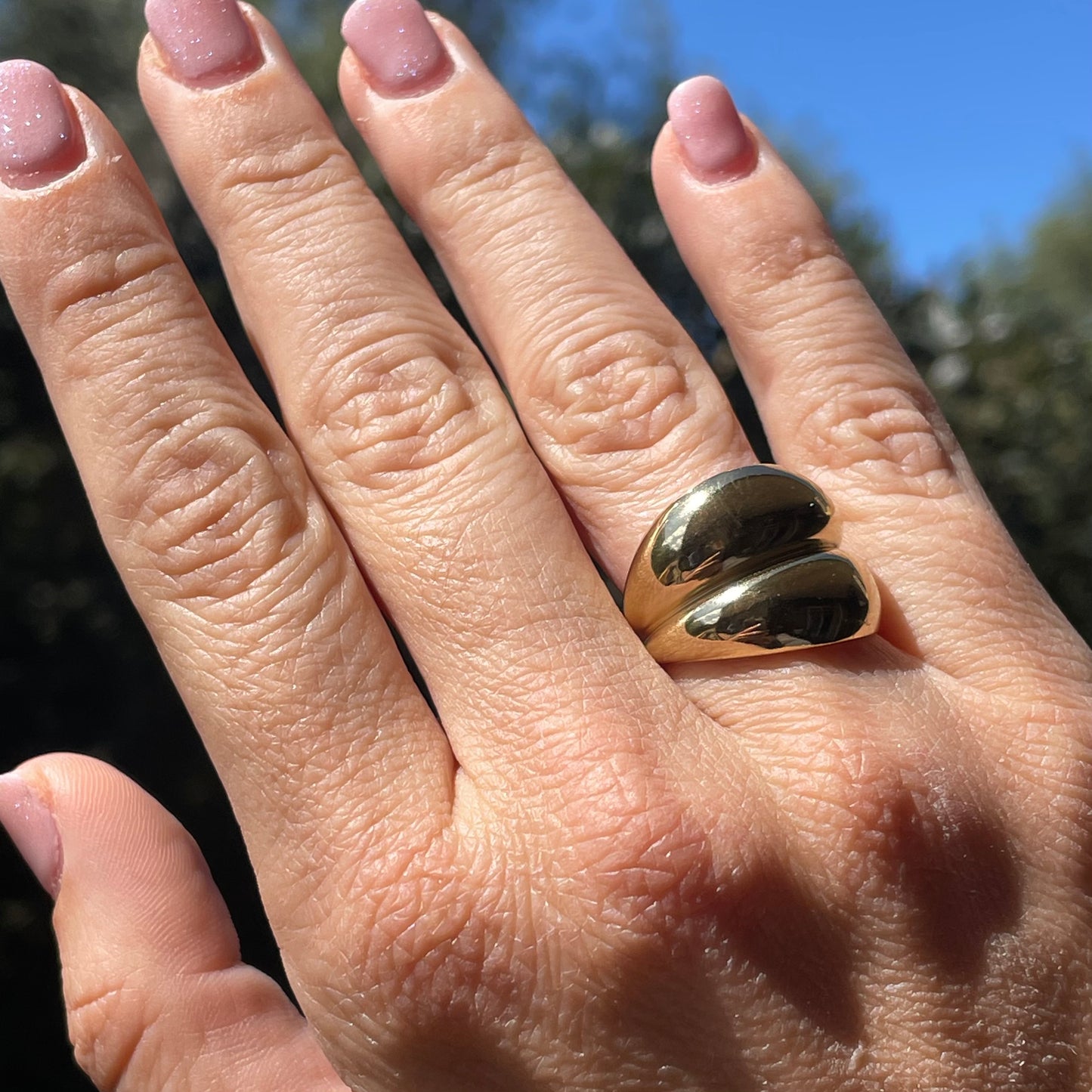 Anello bold in 2 colori