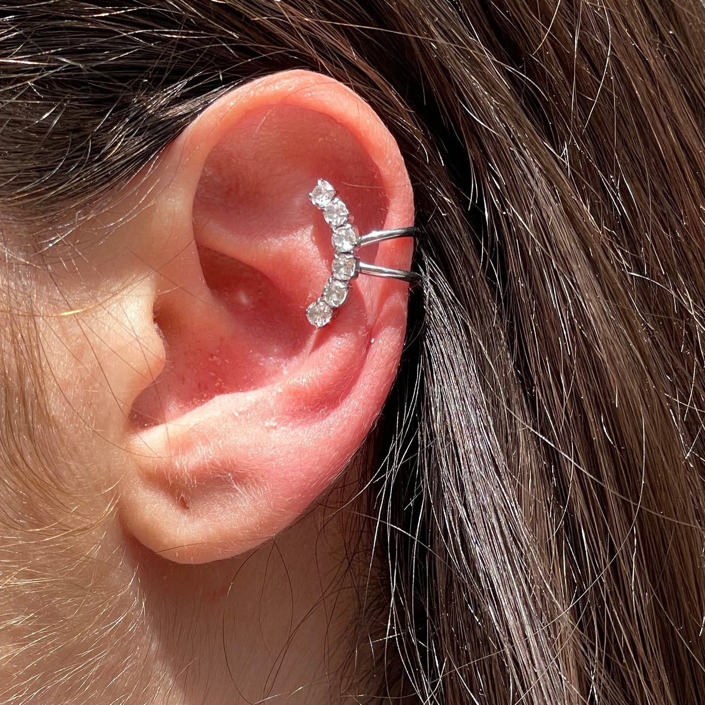Ear cuff glitter in 2 colori