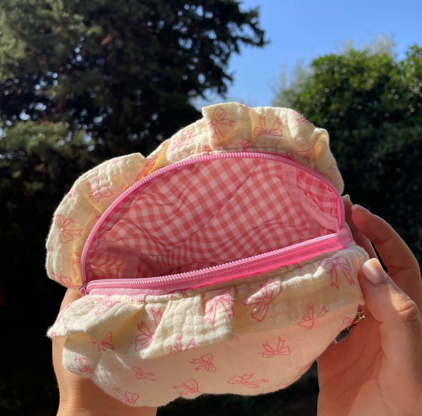 Beauty case fiocchi e merletto