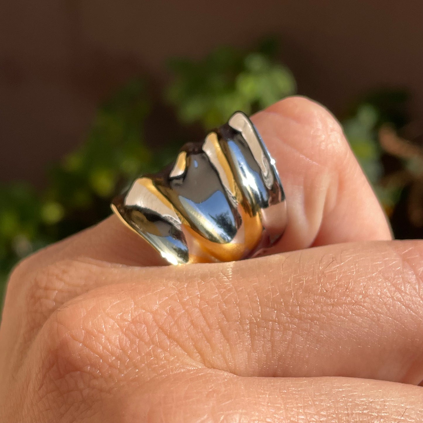 Anello fascione in 3 colori