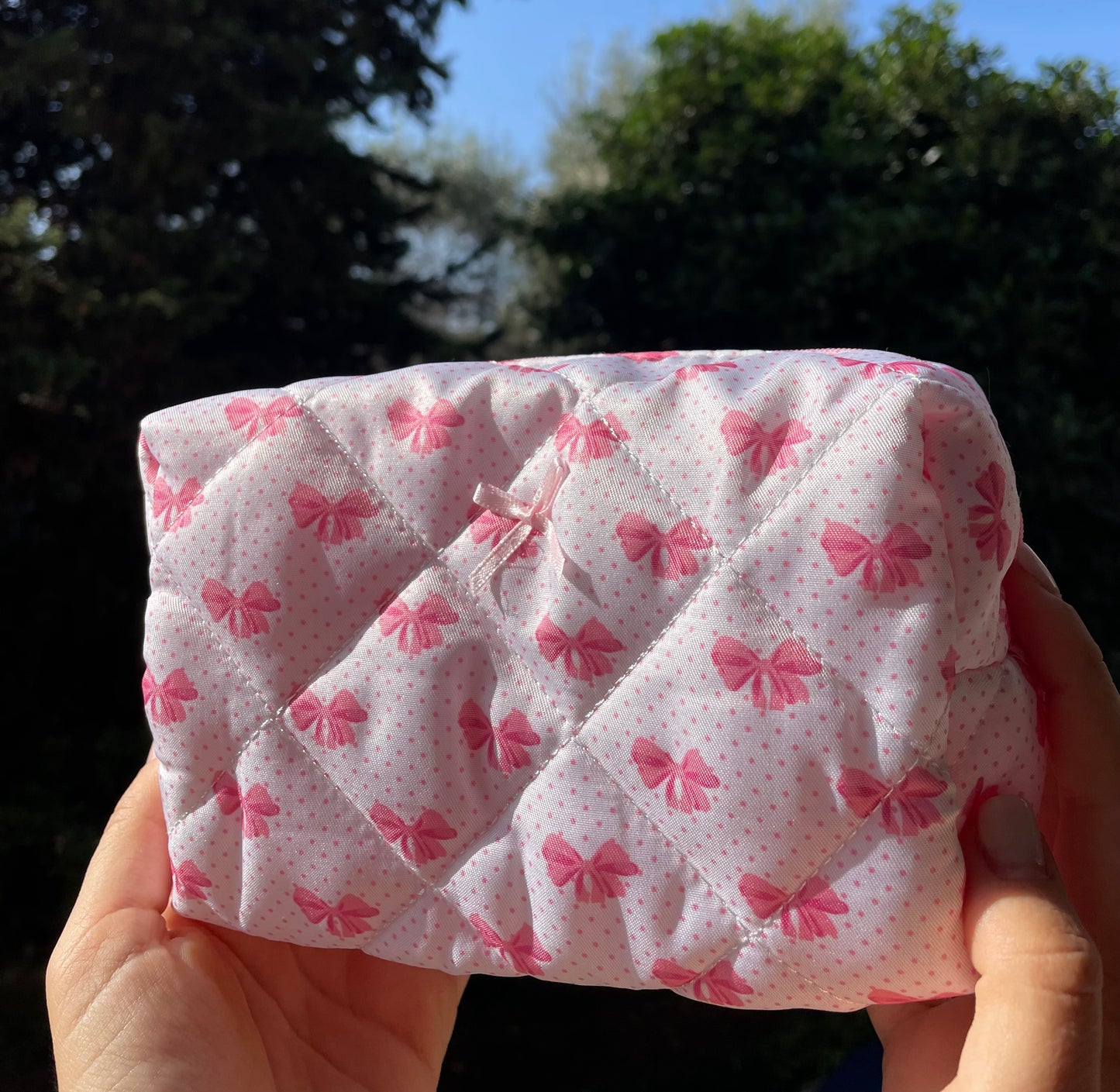 Beauty case fiocchi e pois