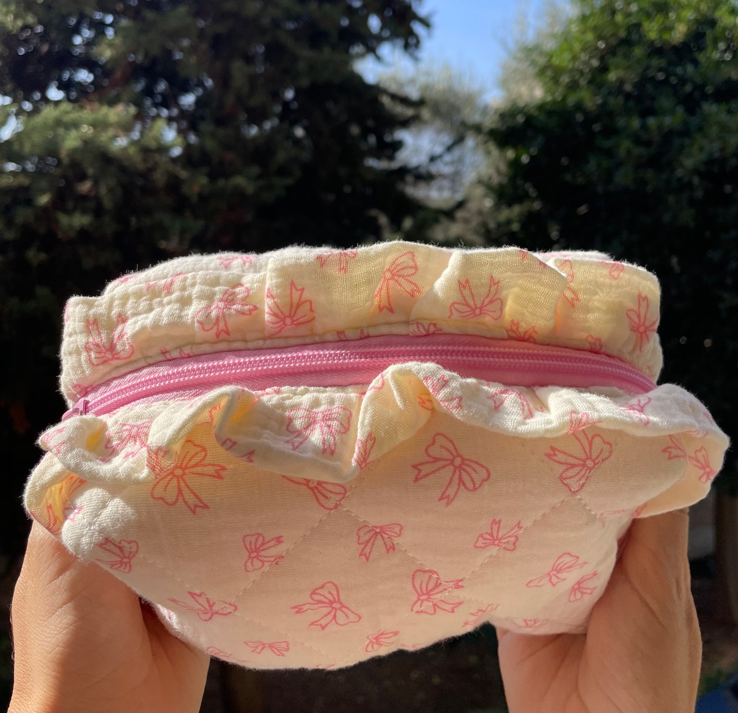 Beauty case fiocchi e merletto
