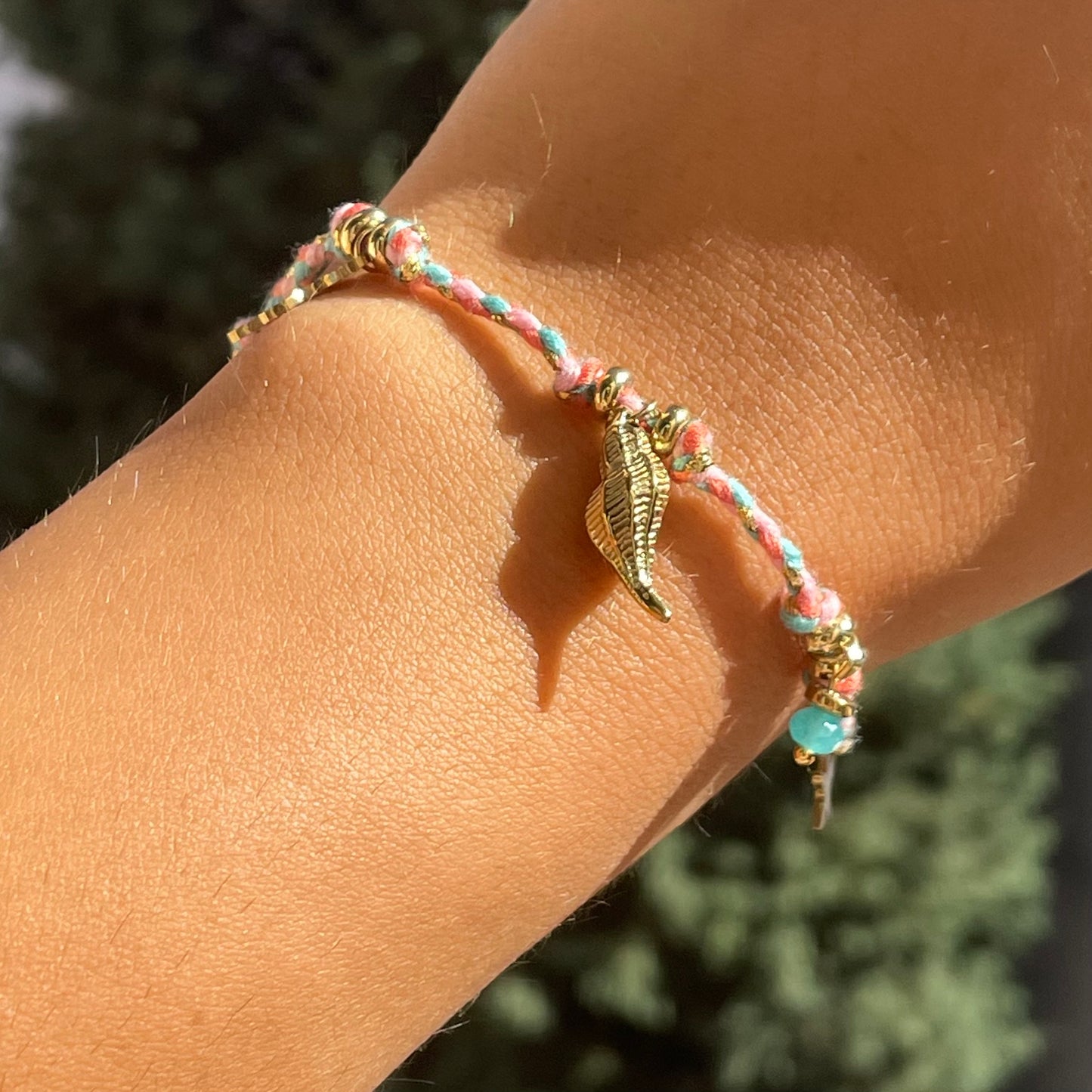 Bracciale conchiglia di luce in 7 colori