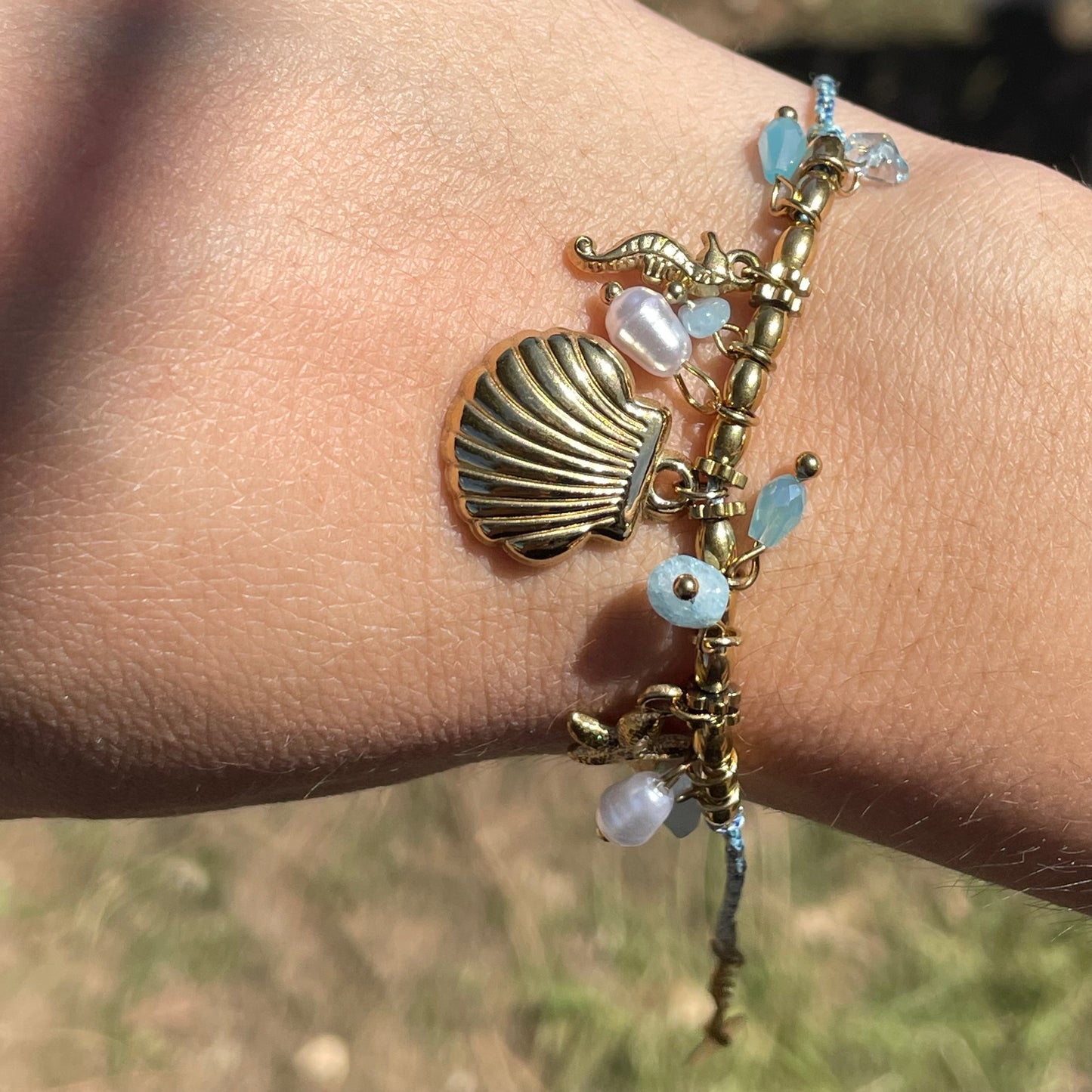 Bracciale tesori del mare in 2 colori