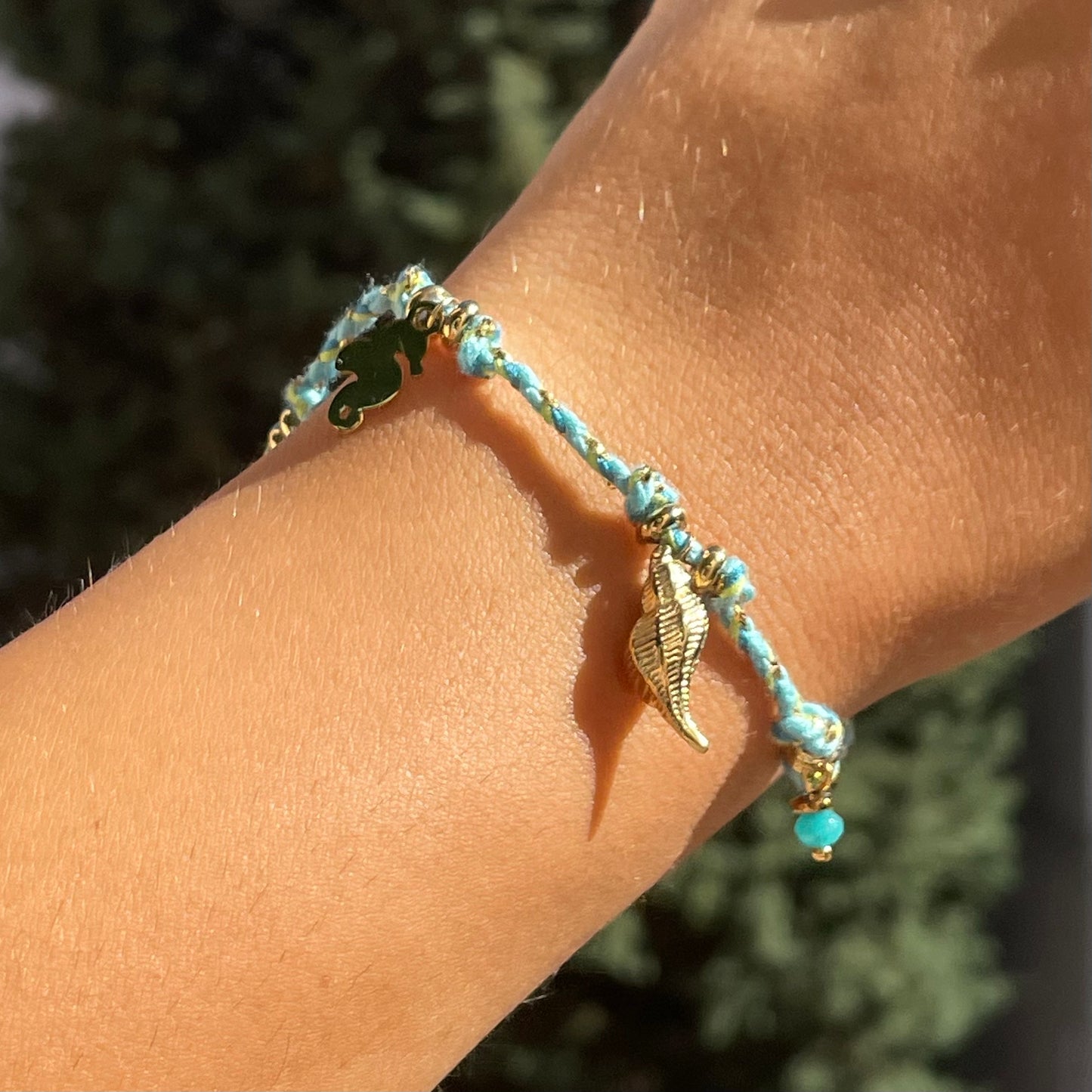 Bracciale conchiglia di luce in 7 colori