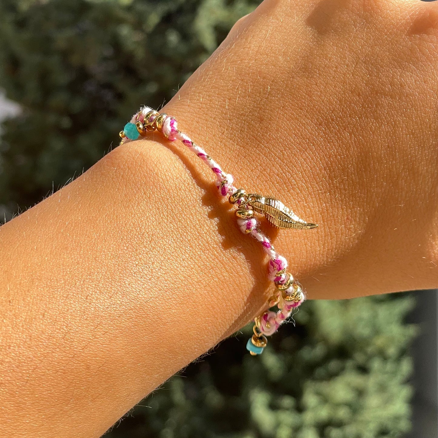 Bracciale conchiglia di luce in 7 colori