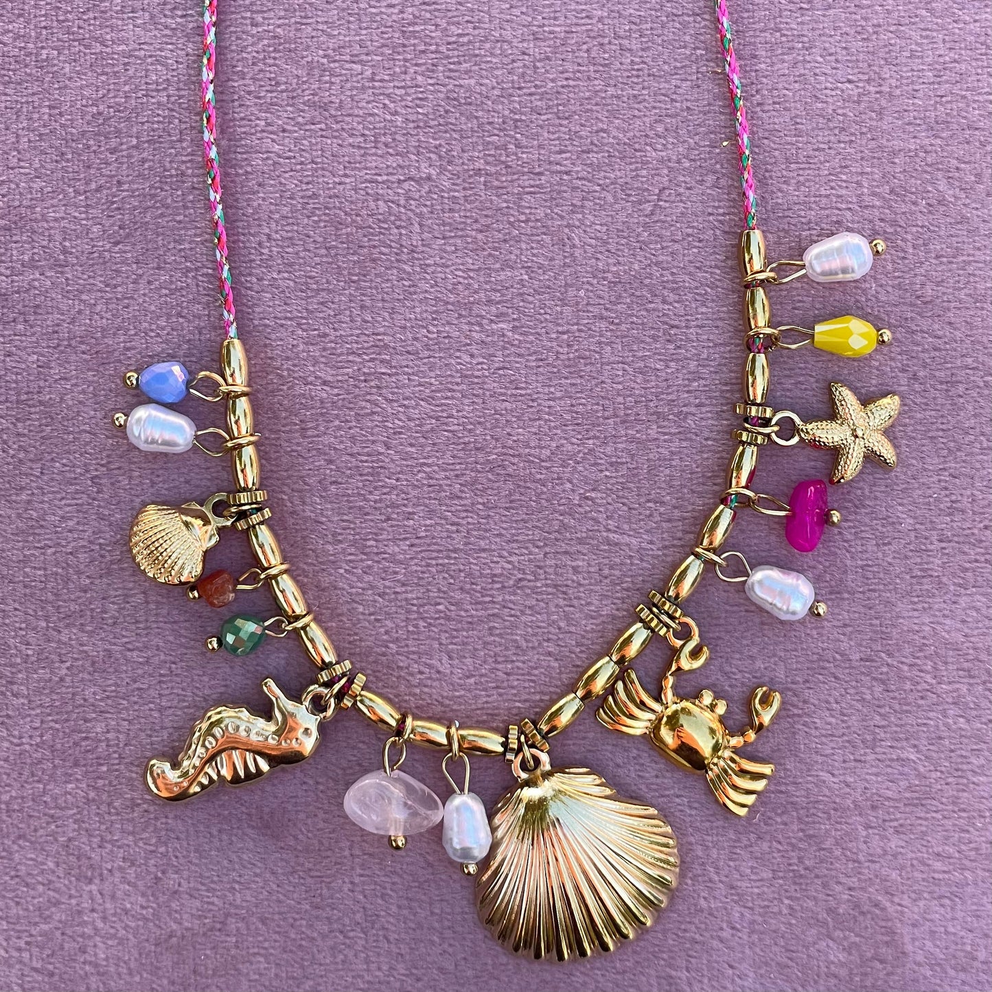 Collana tesori del mare in 4 colori