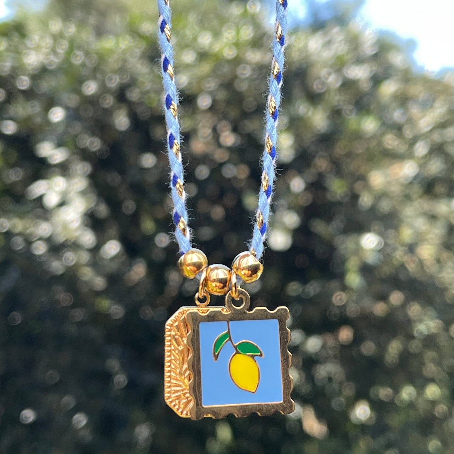 Charm quadretto con limone