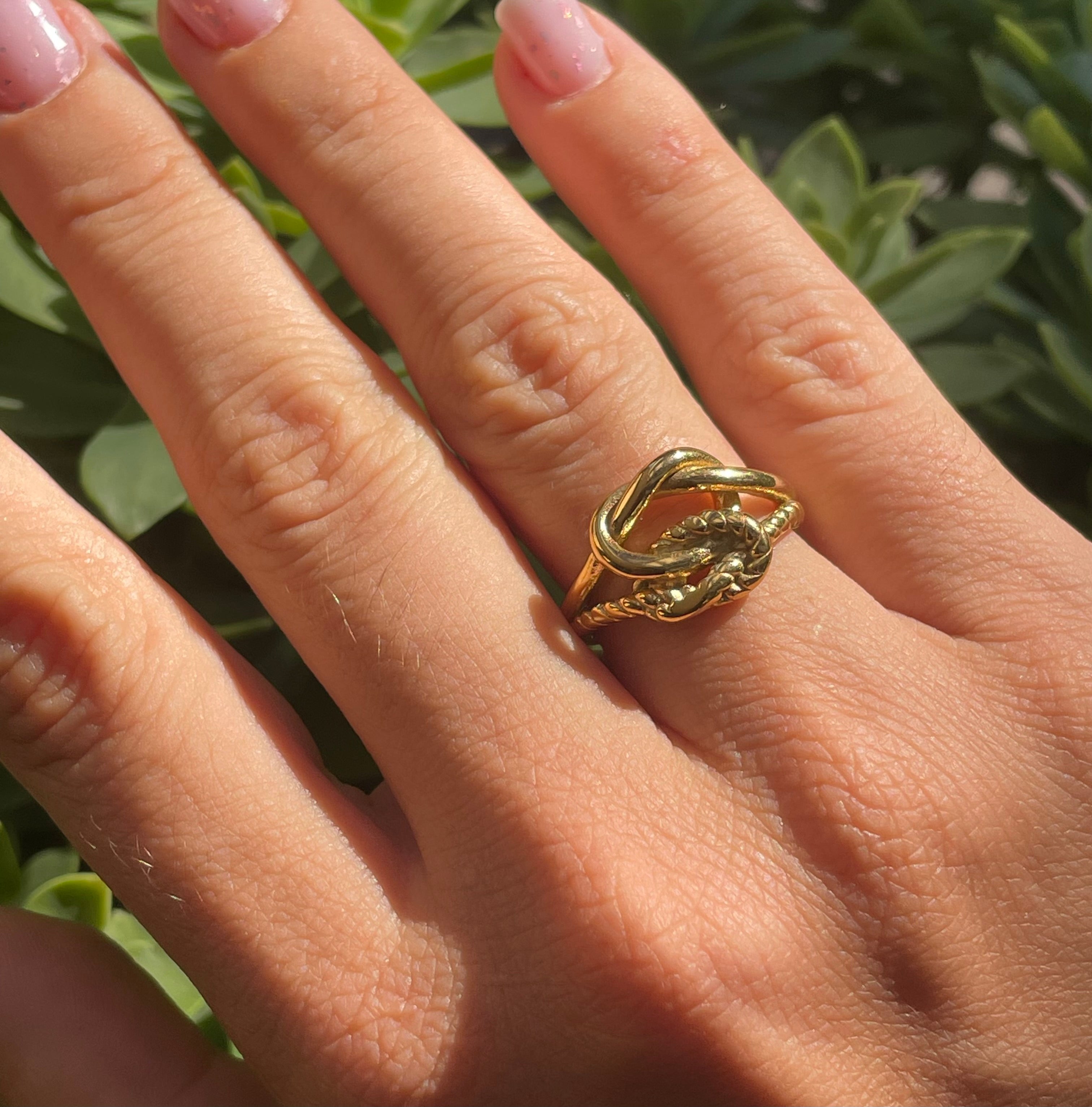 Anello doppio nodo in colori - Main Image