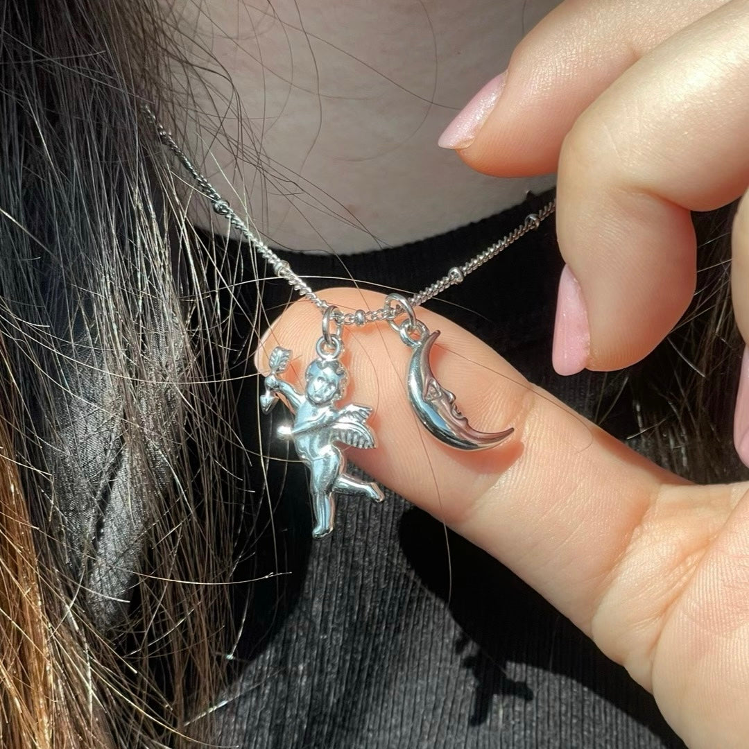 Charm Luna crescente in 2 colori