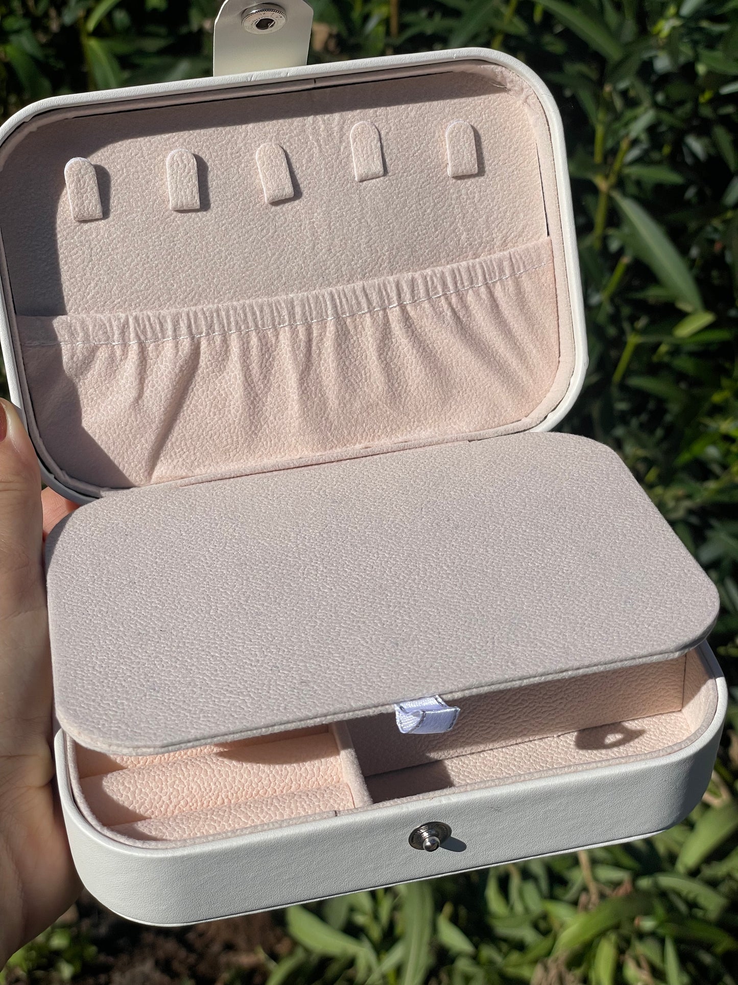 Portagioie con due scomparti