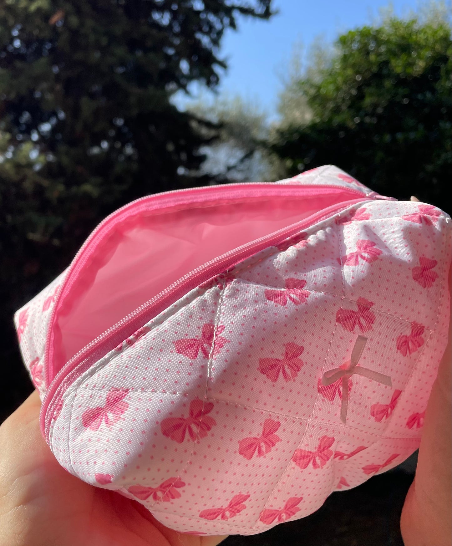 Beauty case fiocchi e pois