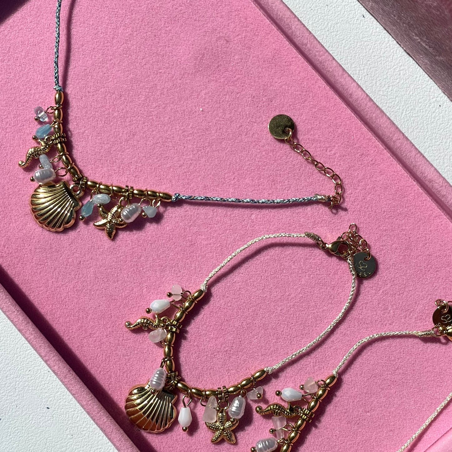 Bracciale tesori del mare in 2 colori