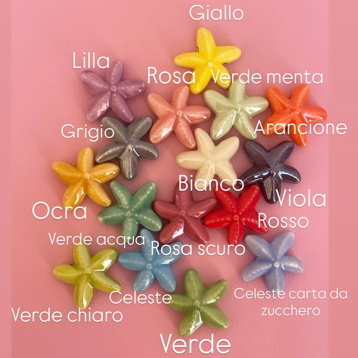 Charm Stellina marina in 17 colori