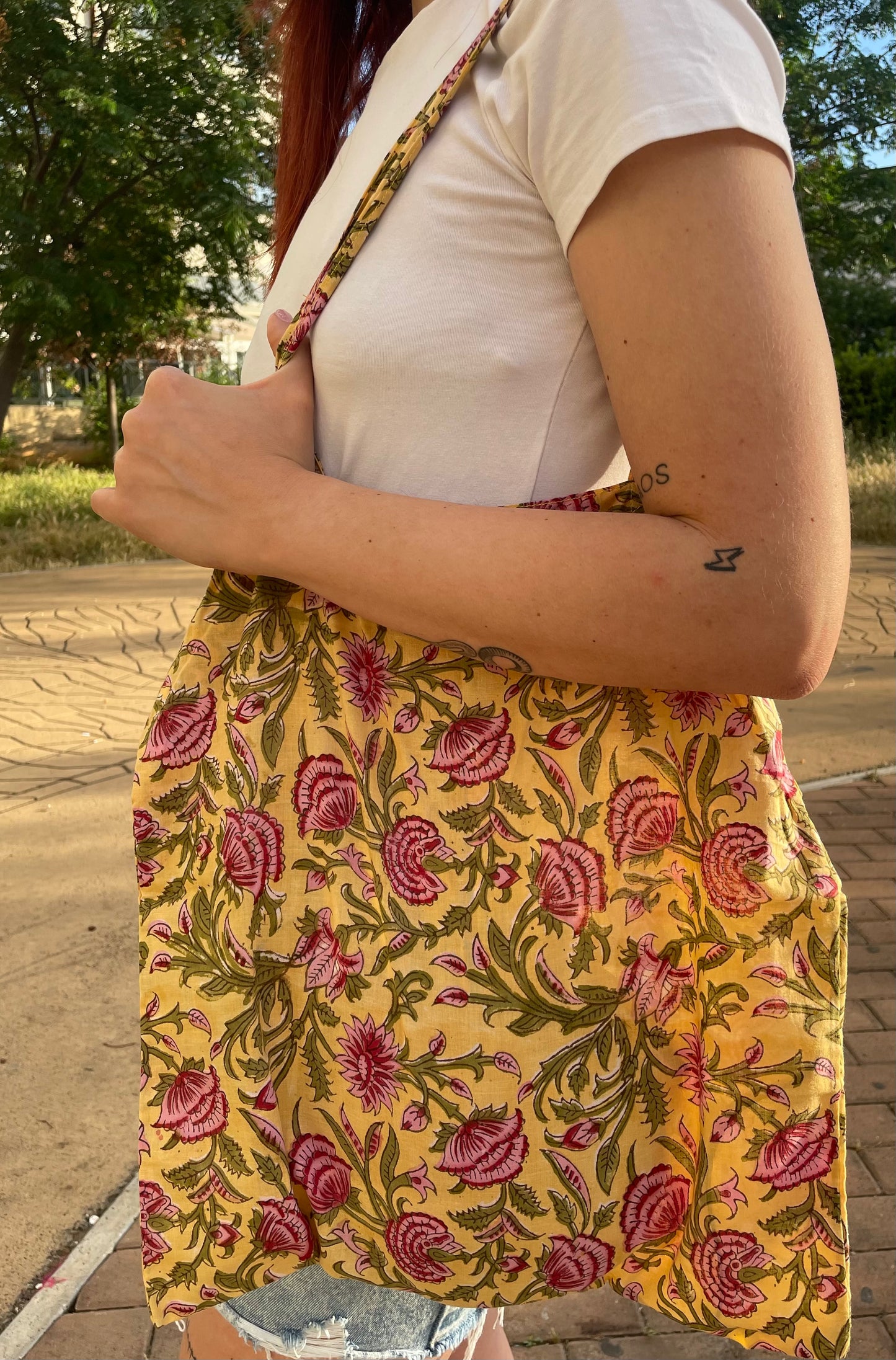 Tote Bag Spring Flowery in 12 colori