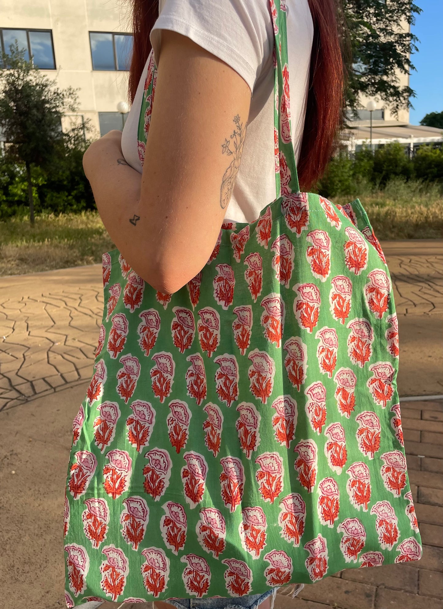 Tote Bag Spring Flowery in 12 colori