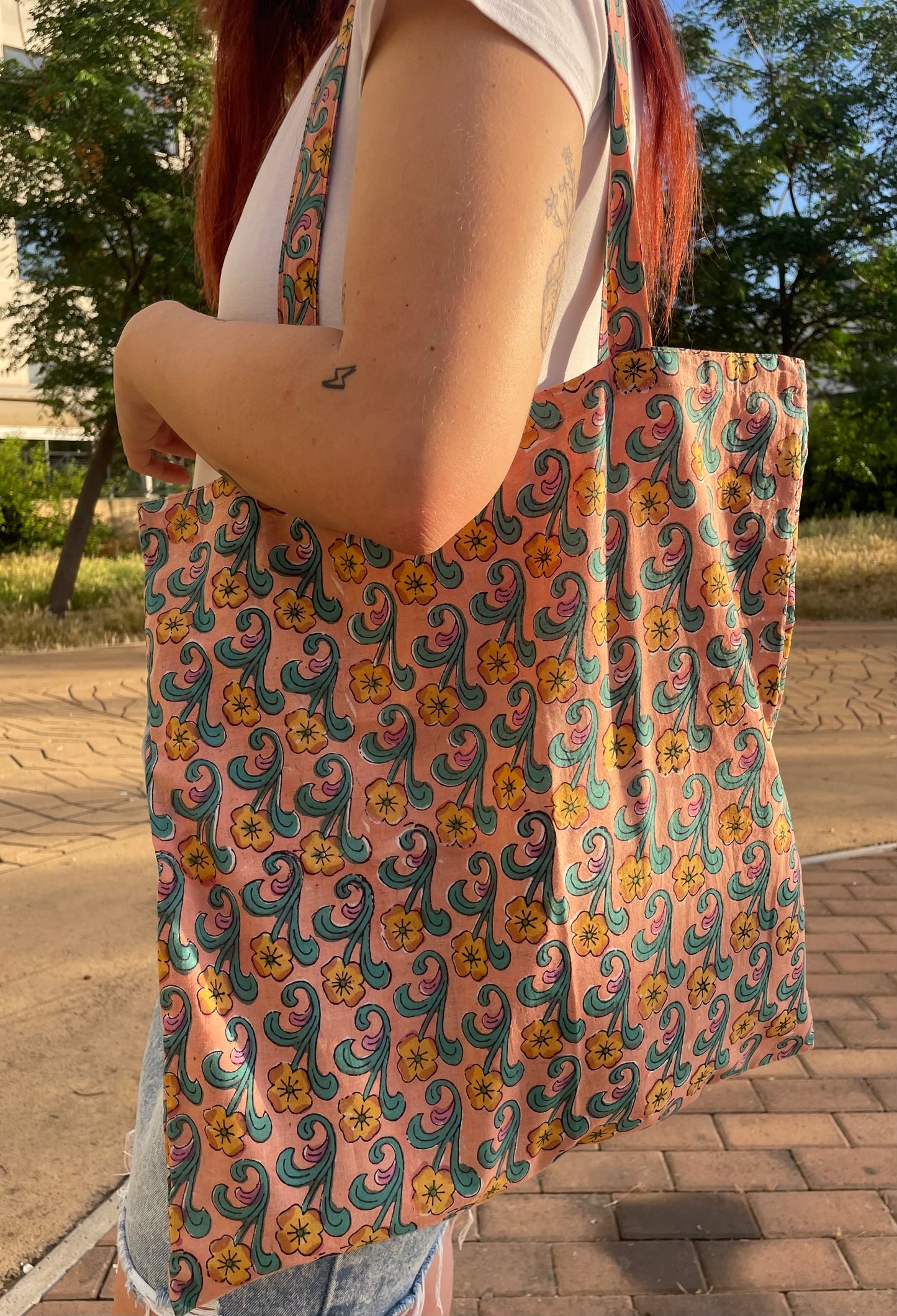 Tote Bag Spring Flowery in 12 colori