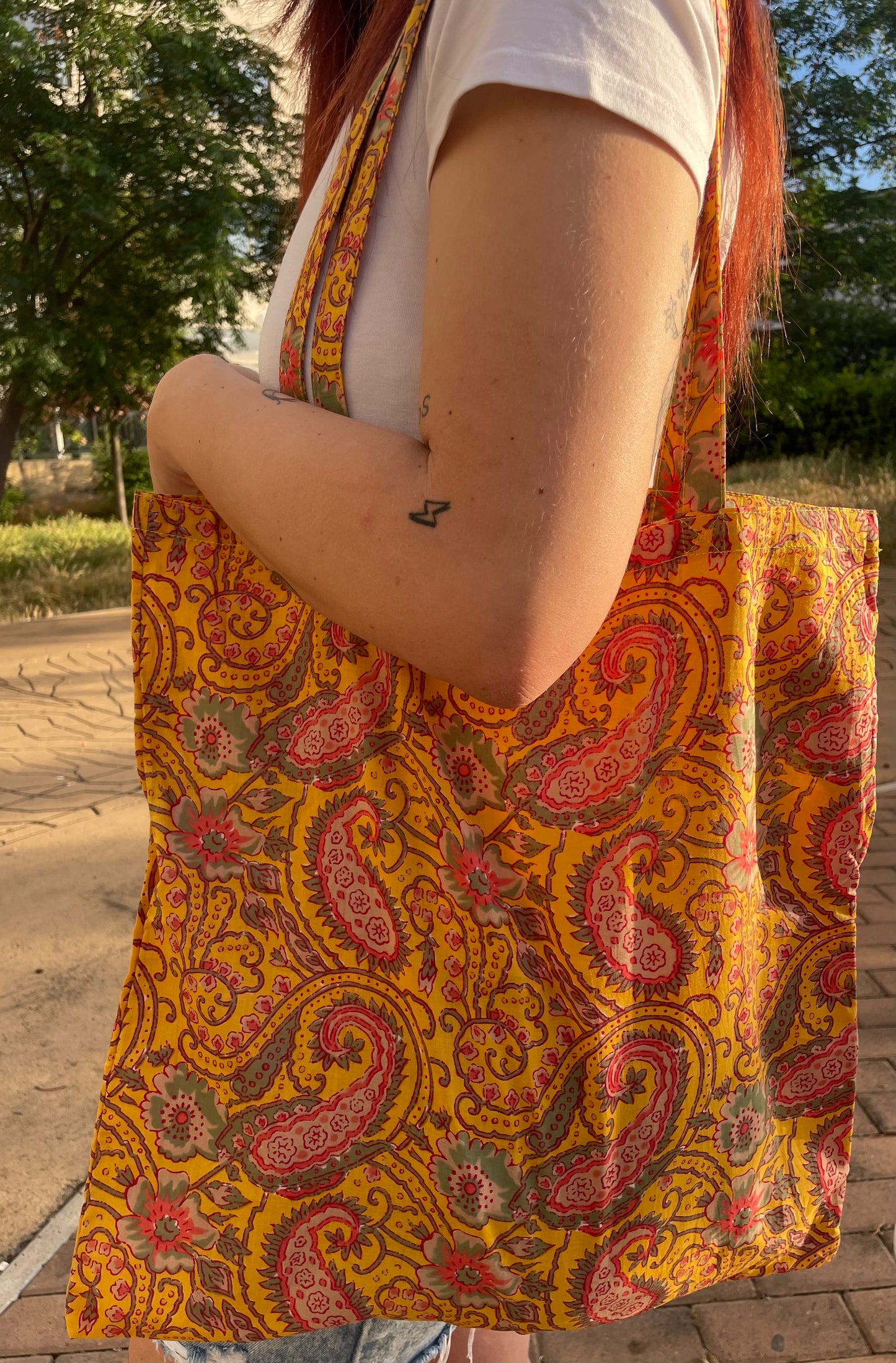 Tote Bag Spring Flowery in 12 colori