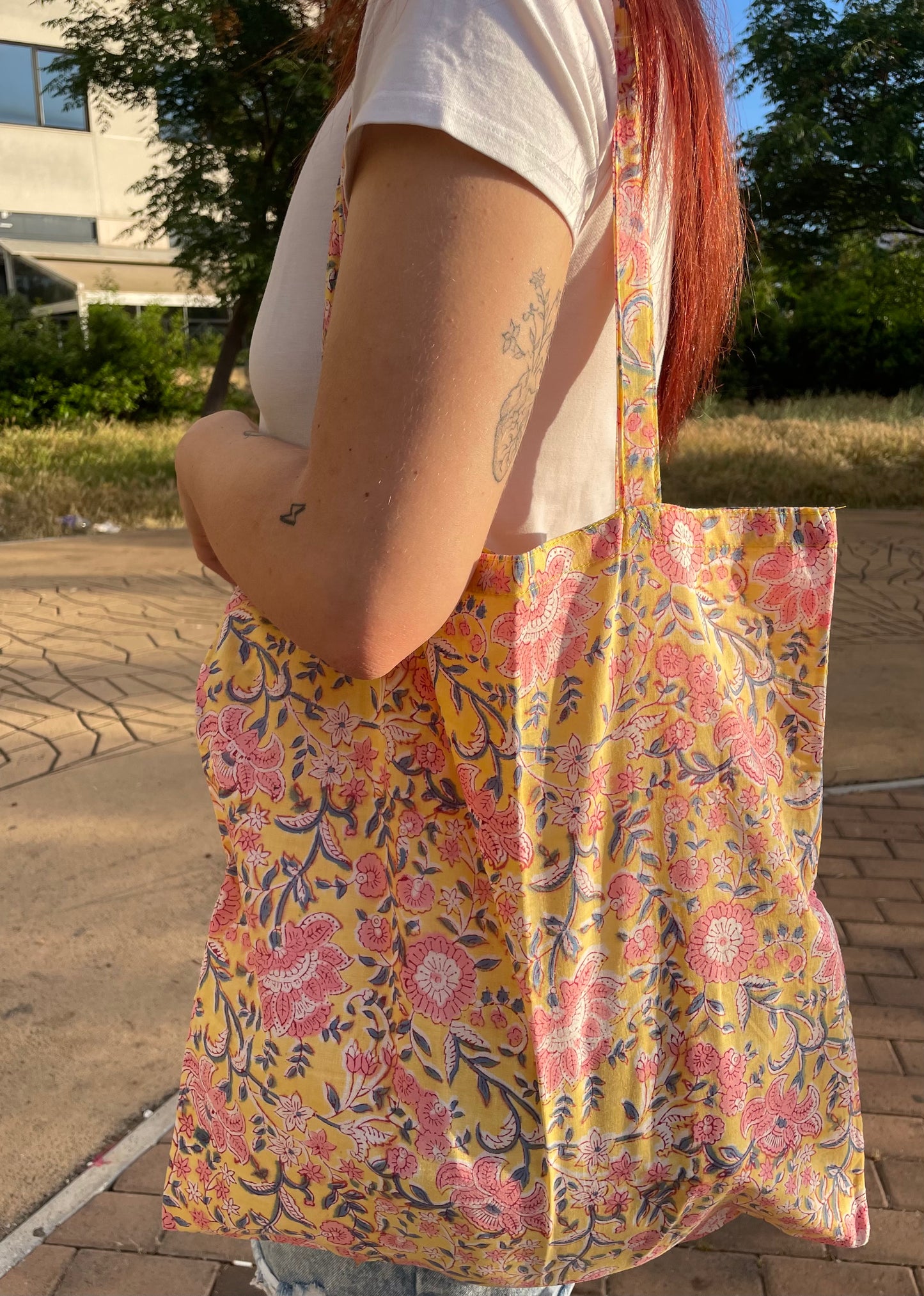 Tote Bag Spring Flowery in 12 colori