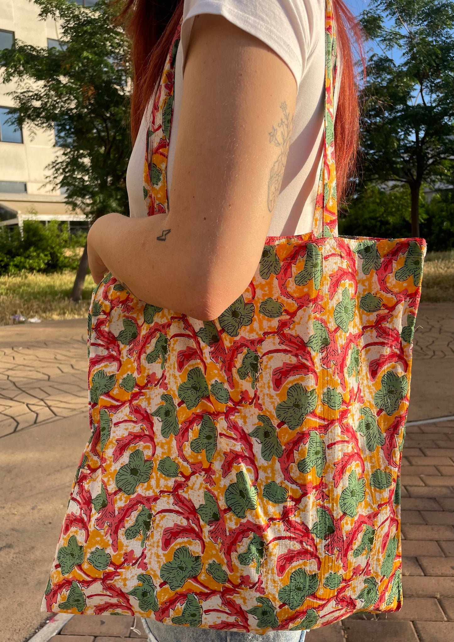 Tote Bag Spring Flowery in 12 colori