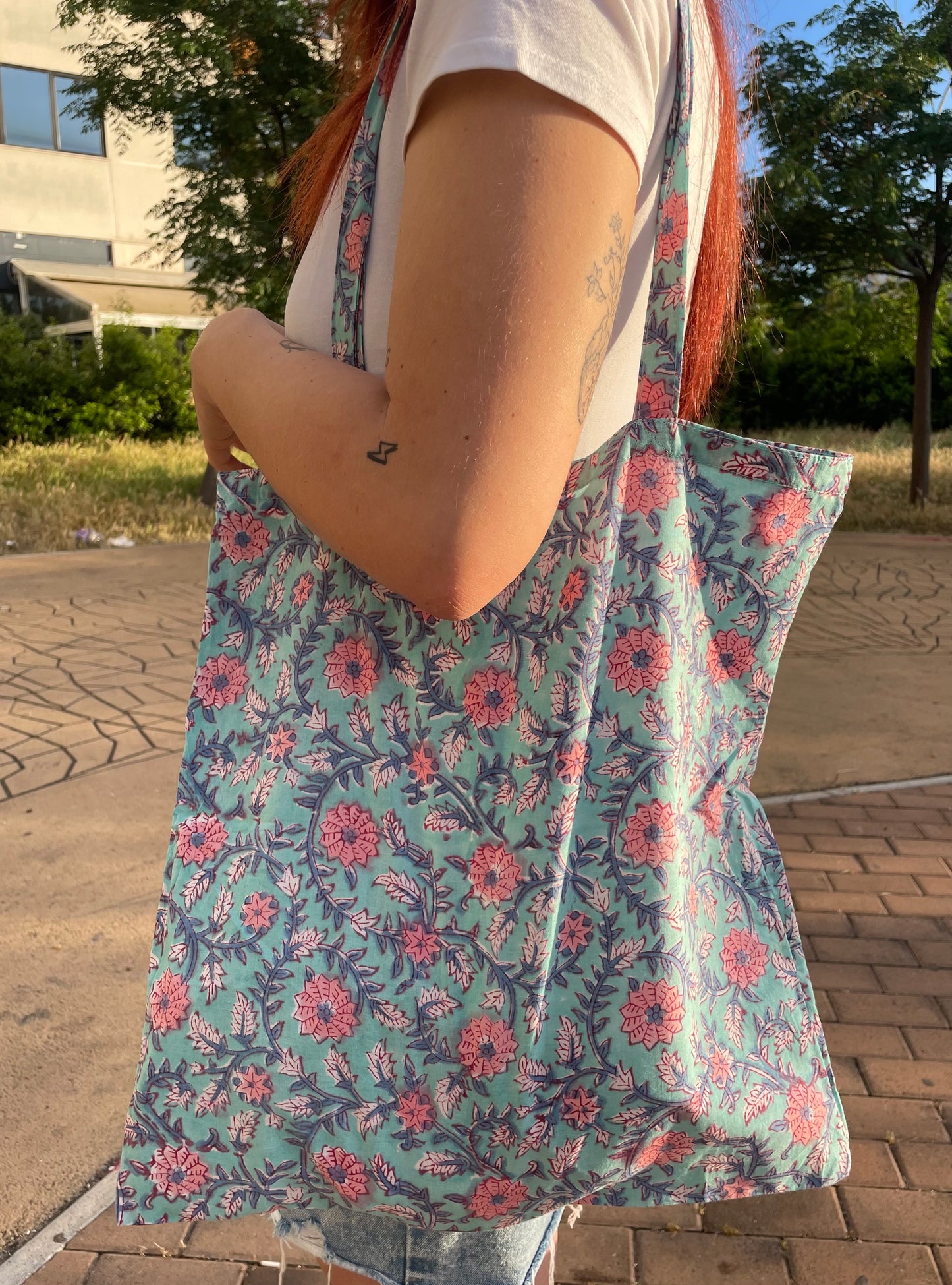 Tote Bag Spring Flowery in 12 colori