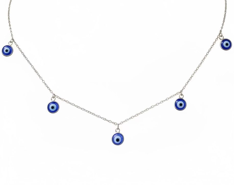Collane Collana Collezione Occhio di Allah da Donna in Oro 18 Carati Collane Collana Collezione Occhio di Allah da Donna in Oro 18 Carati
