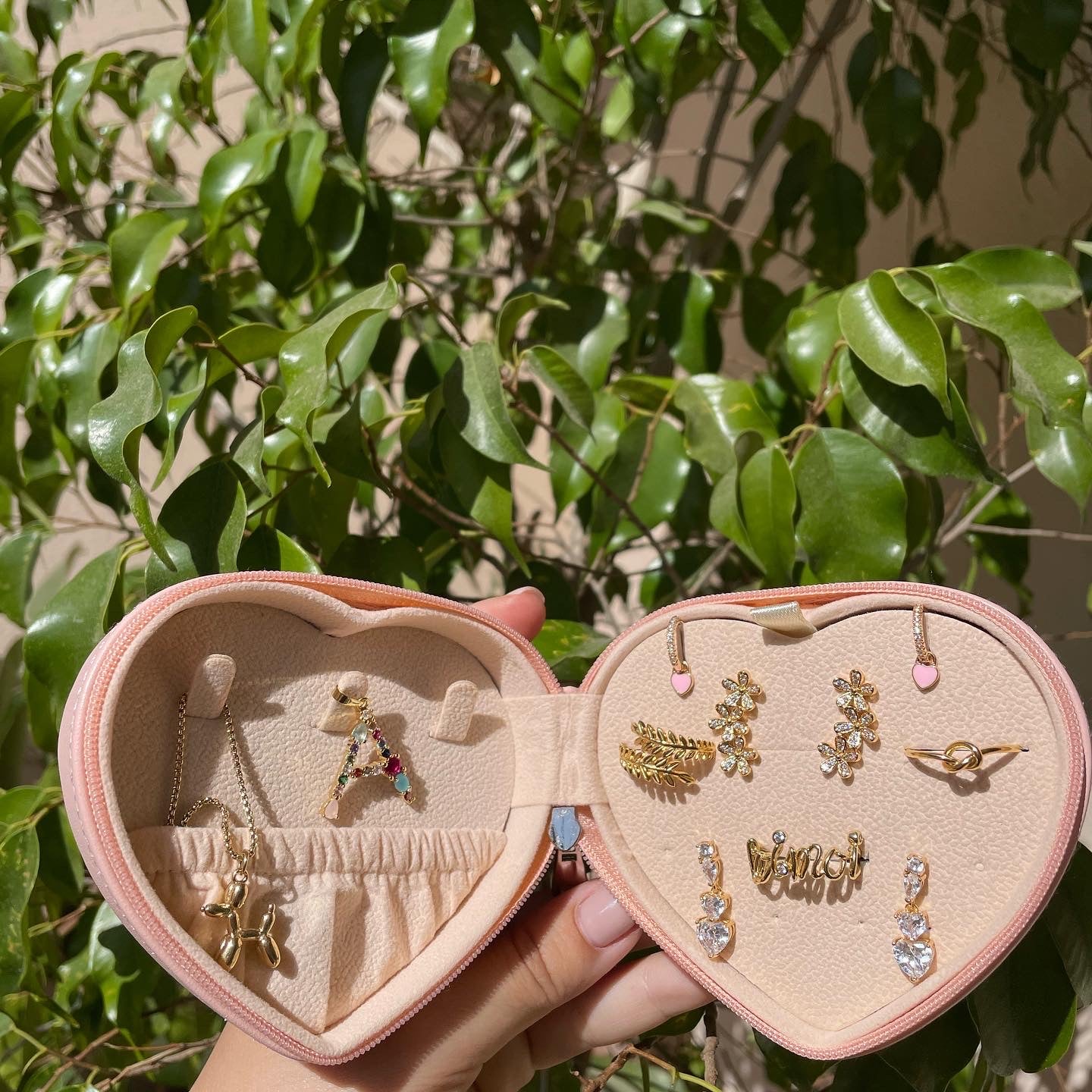 Portagioie a forma di cuore