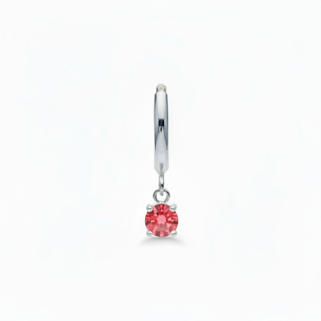 Orecchino quadratino in 6 colori