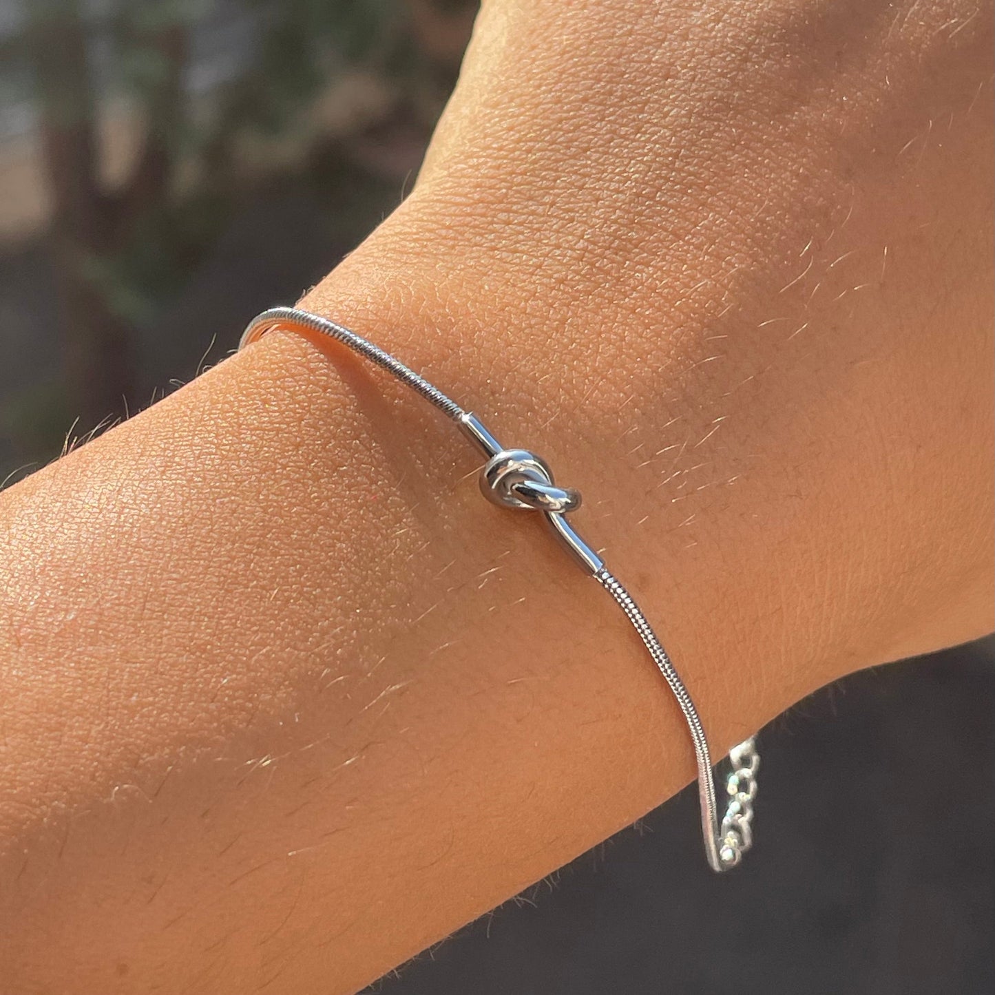 Bracciale nodo in 2 colori