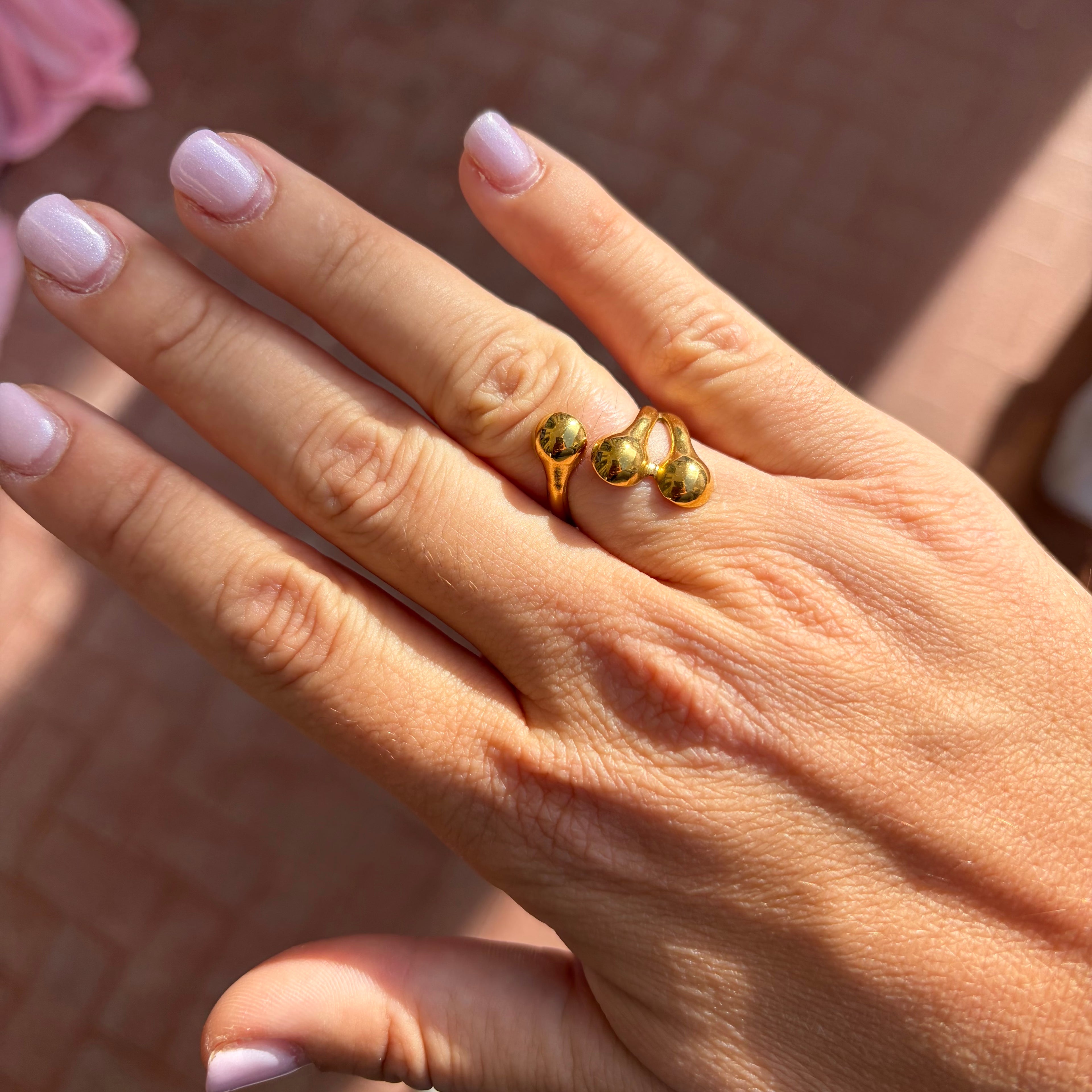 Anello balls in 2 colori