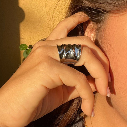 Anello fascione in 3 colori