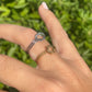 Anello nodo largo in 2 colori