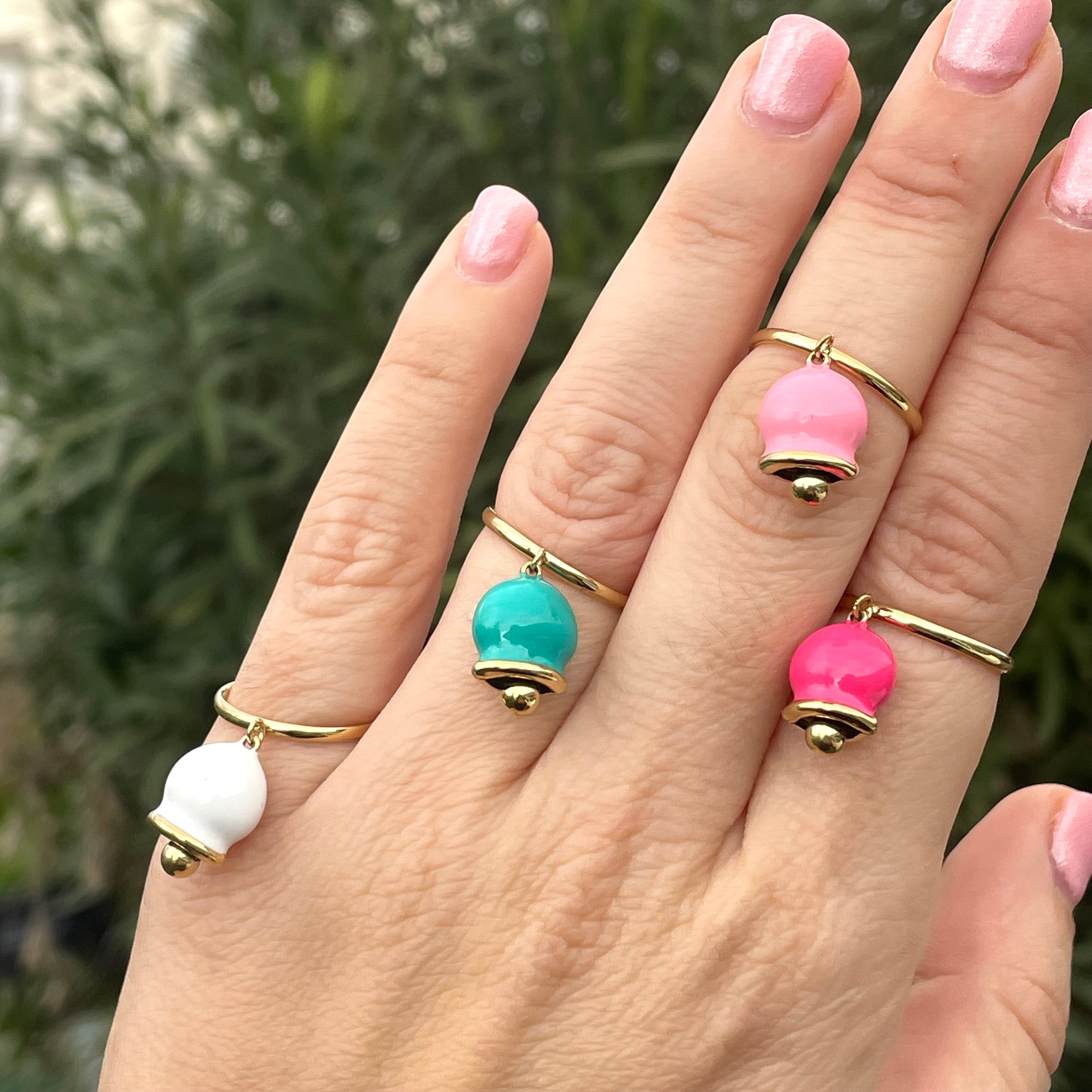 Anello campanella in 4 colori