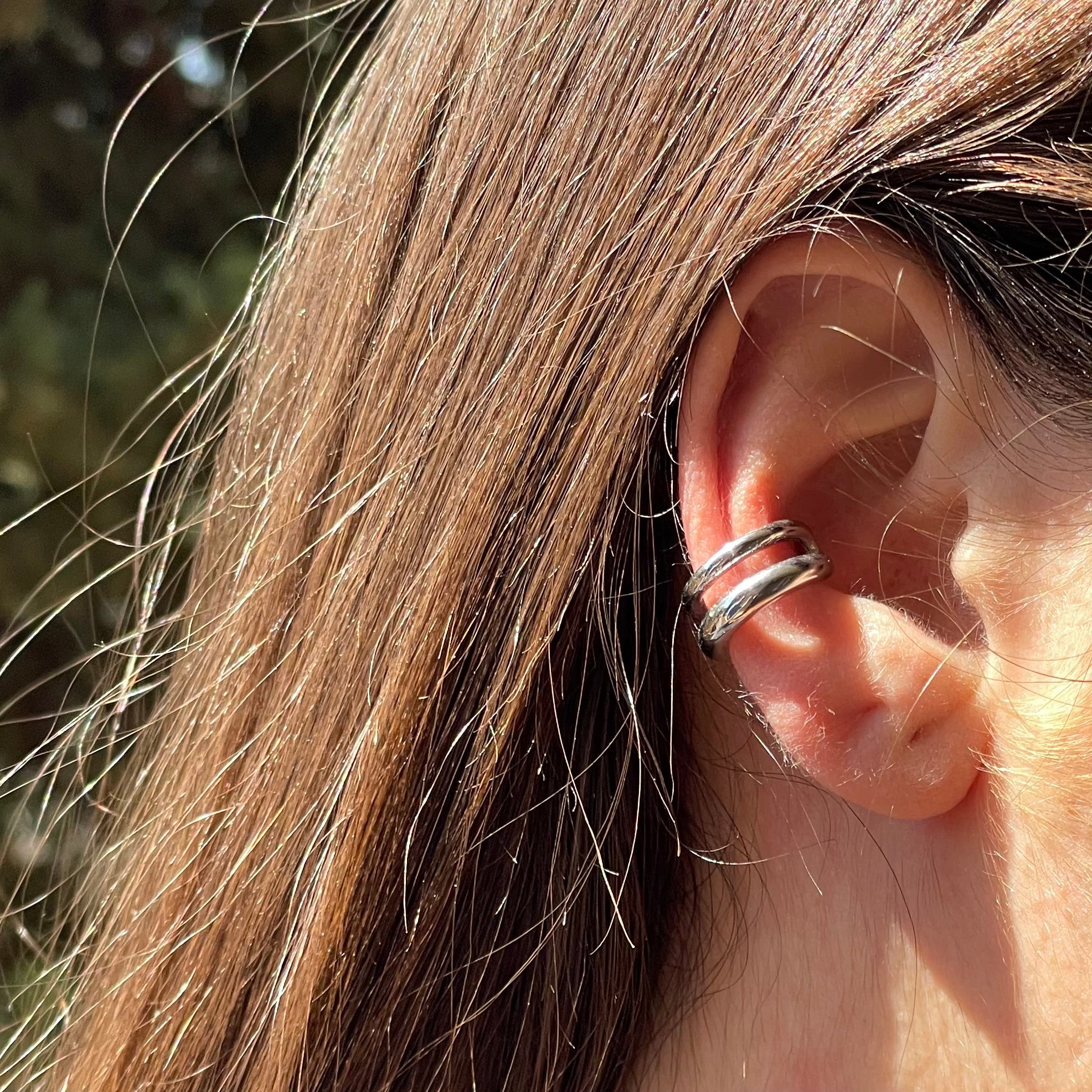 Ear cuff doppia fascia in 3 colori