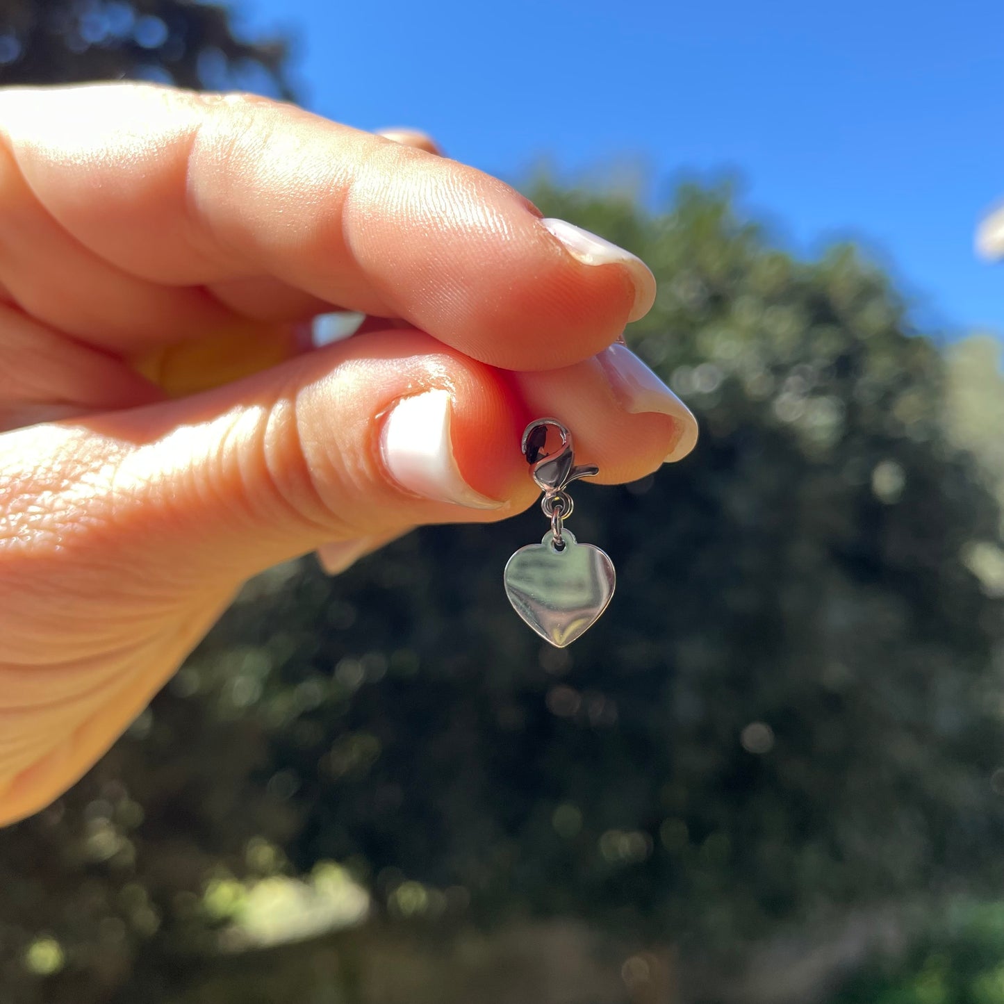 Charm cuore in 2 colori