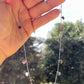 Collana con quadrifogli in 2 colori