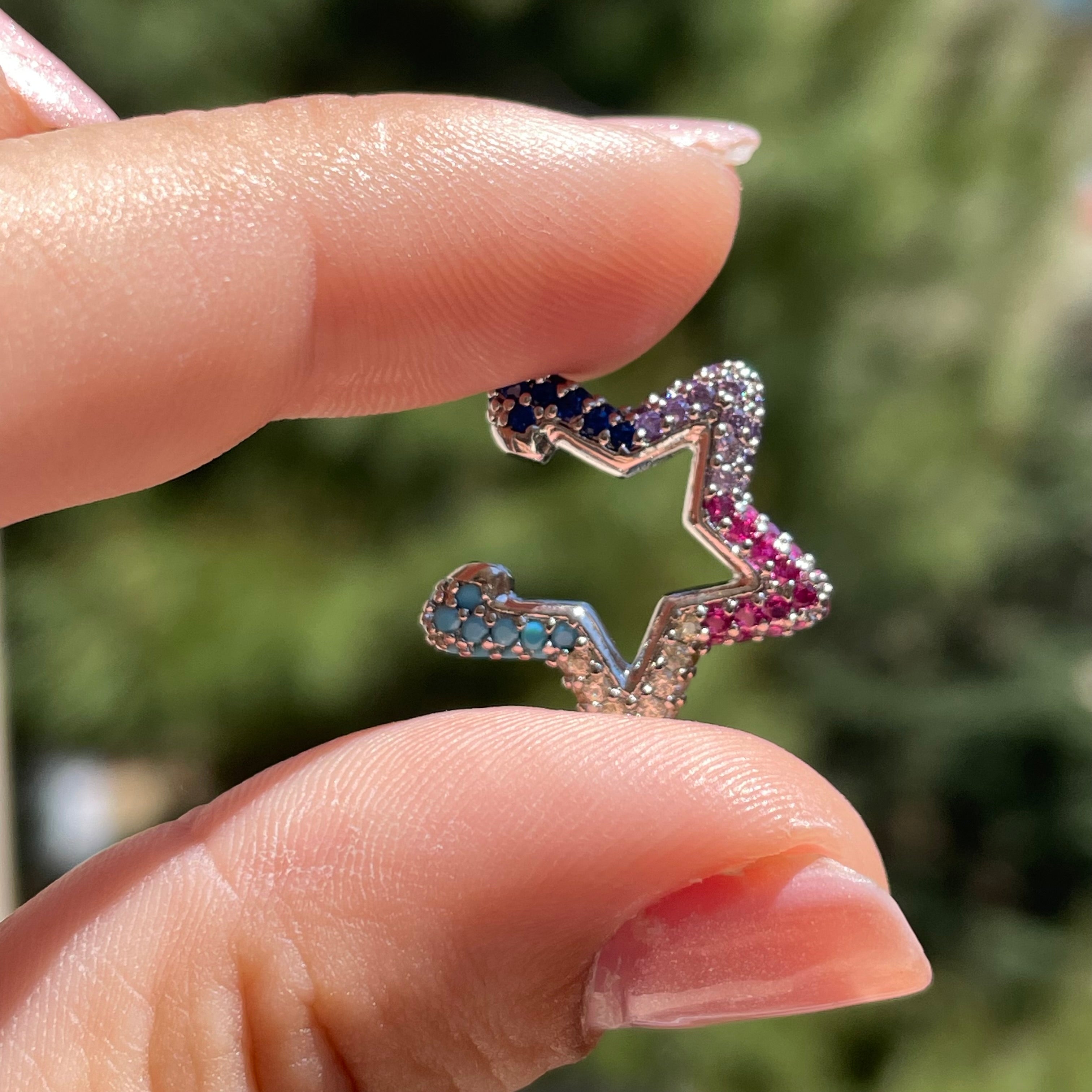 Ear cuff stella in 7 colori
