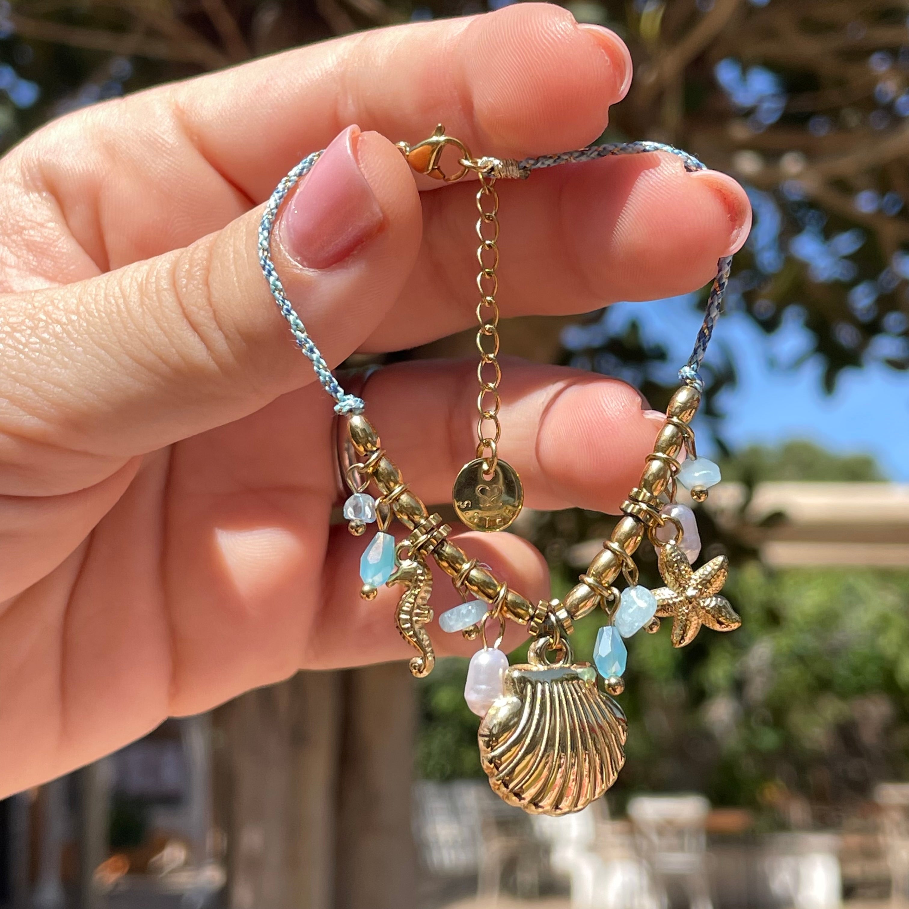 Bracciale tesori del mare in 2 colori