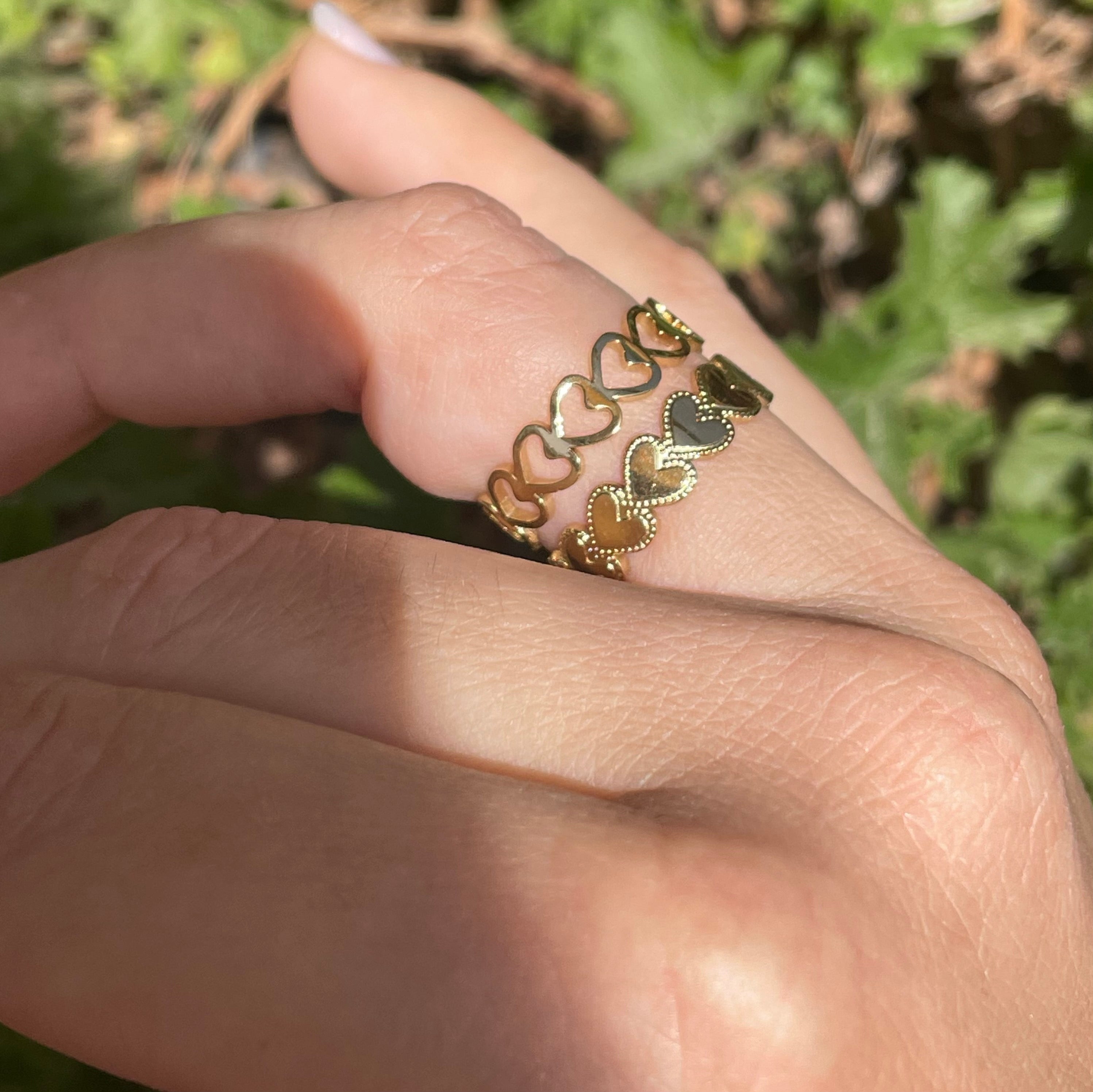 Anello doppi cuori
