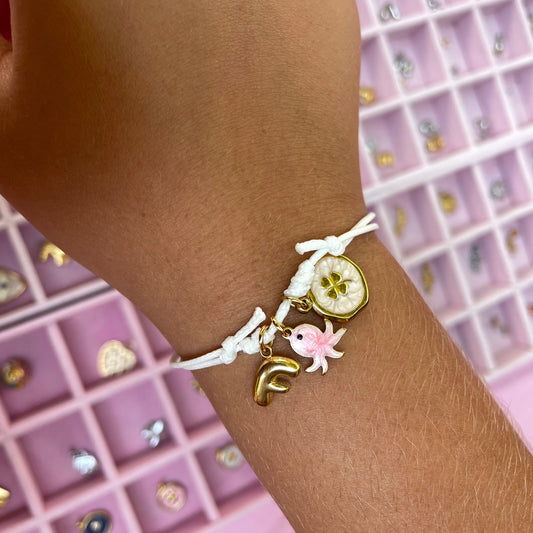 Charm Polpo rosa