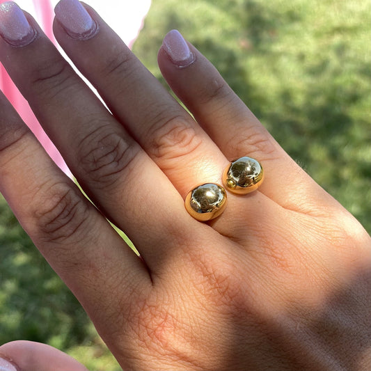 Anello bold double in 2 colori
