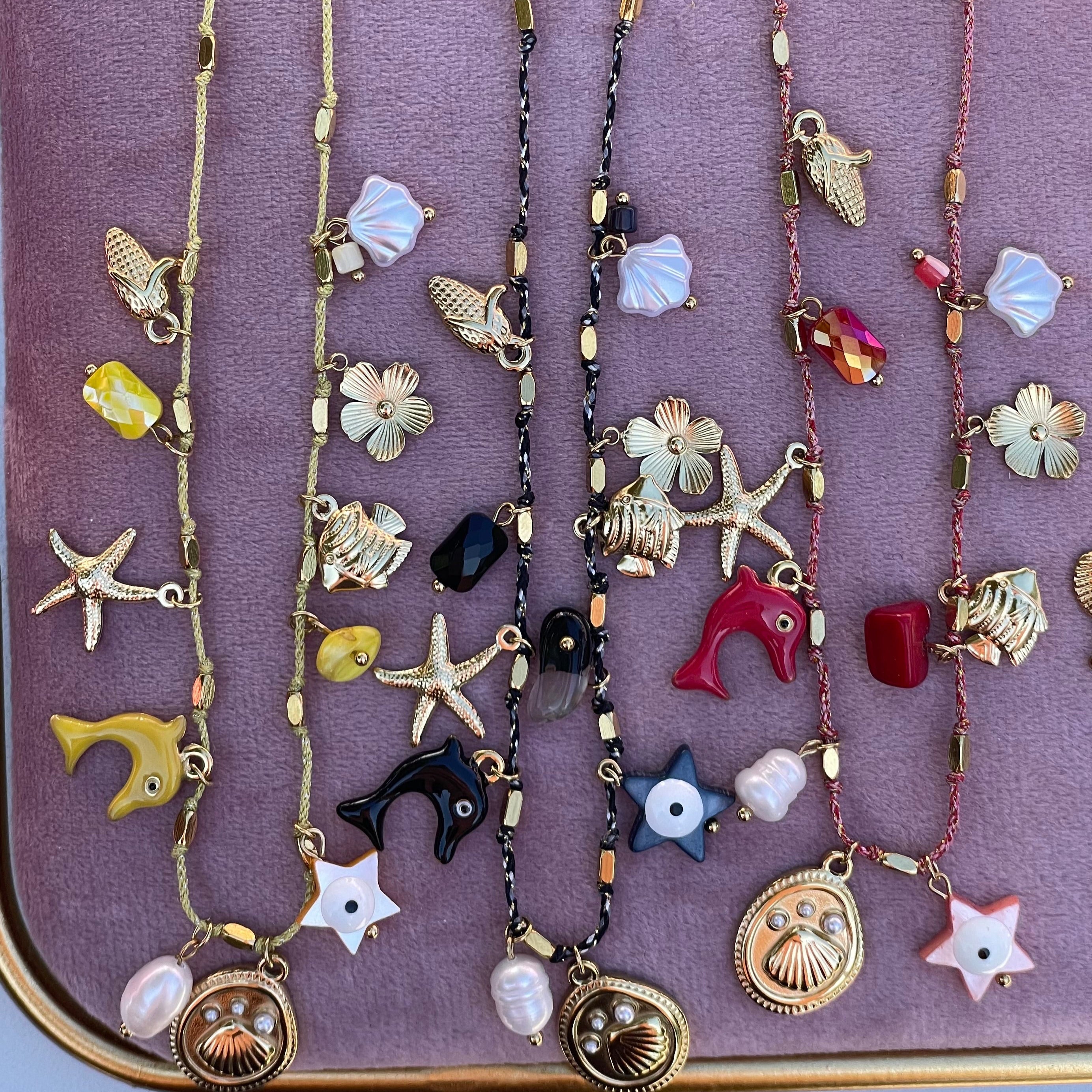 Collana piccolo oceano in 3 colori